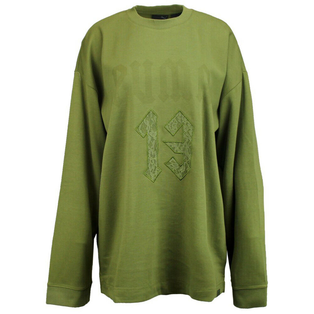 olive green puma shirt
