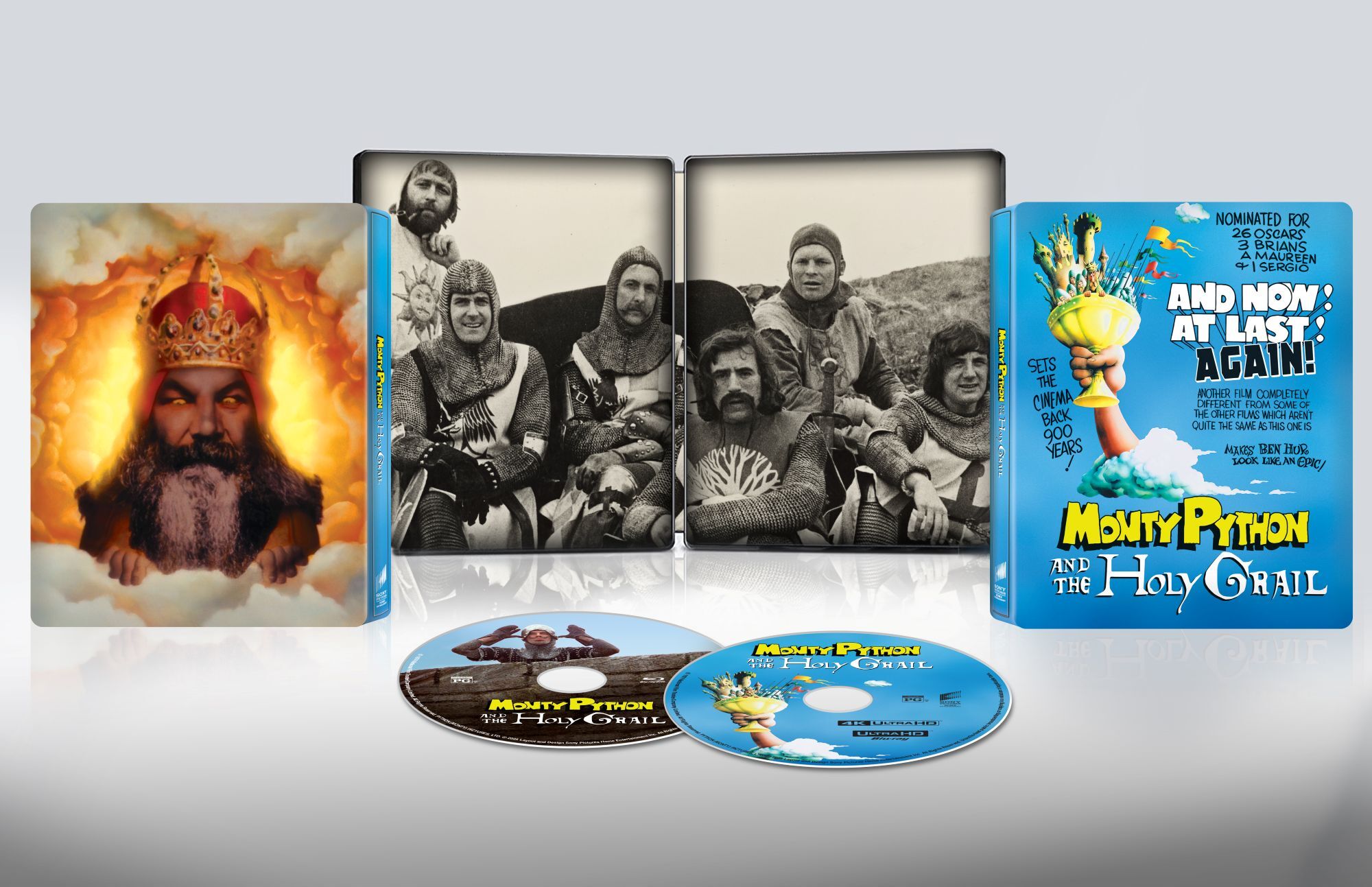 Steelbook Monty Python And The Holy Grail (4K / Blu-ray) NEW | eBay