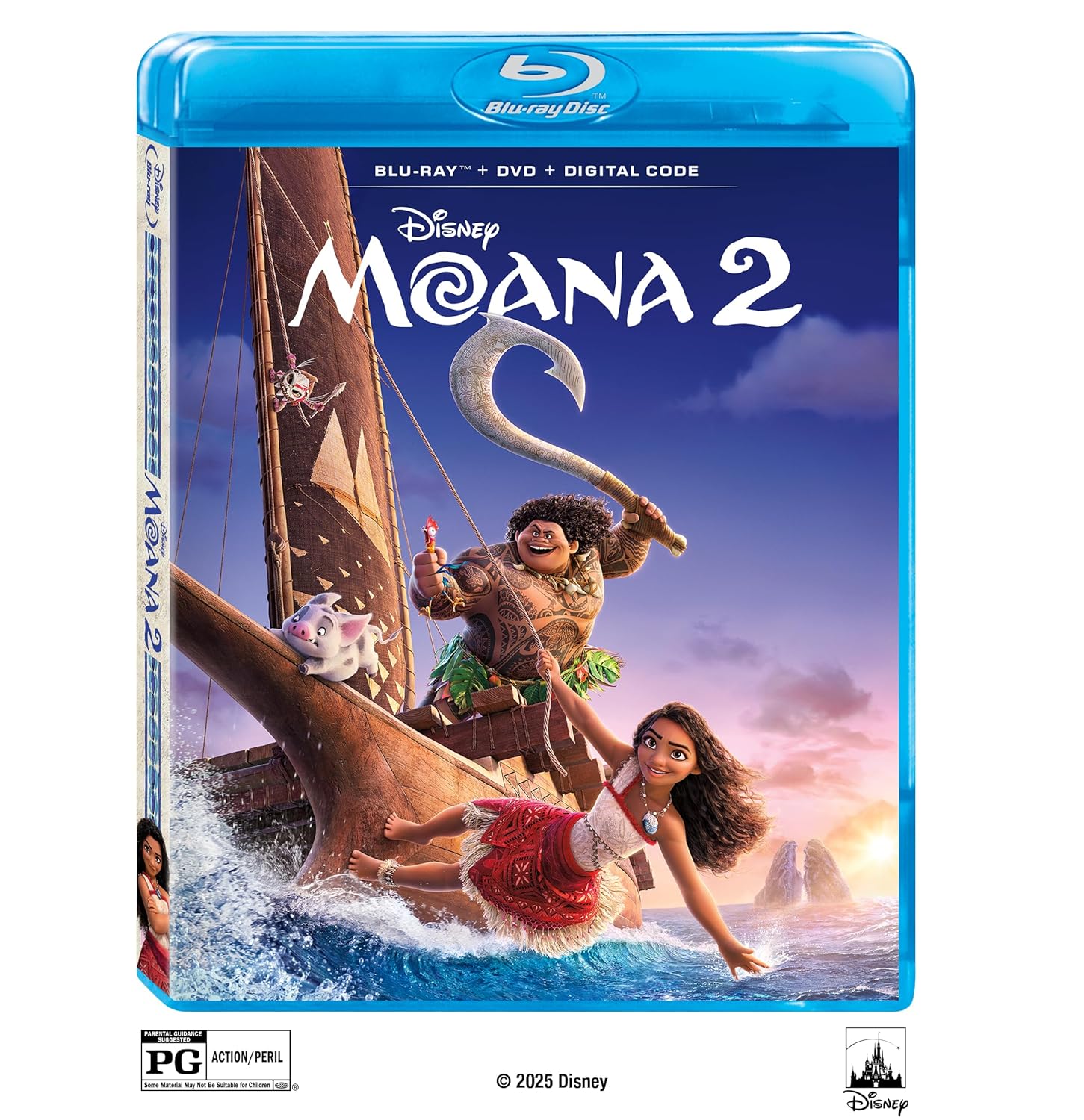 Moana 2 (Blu-ray + DVD + Digital) New | eBay