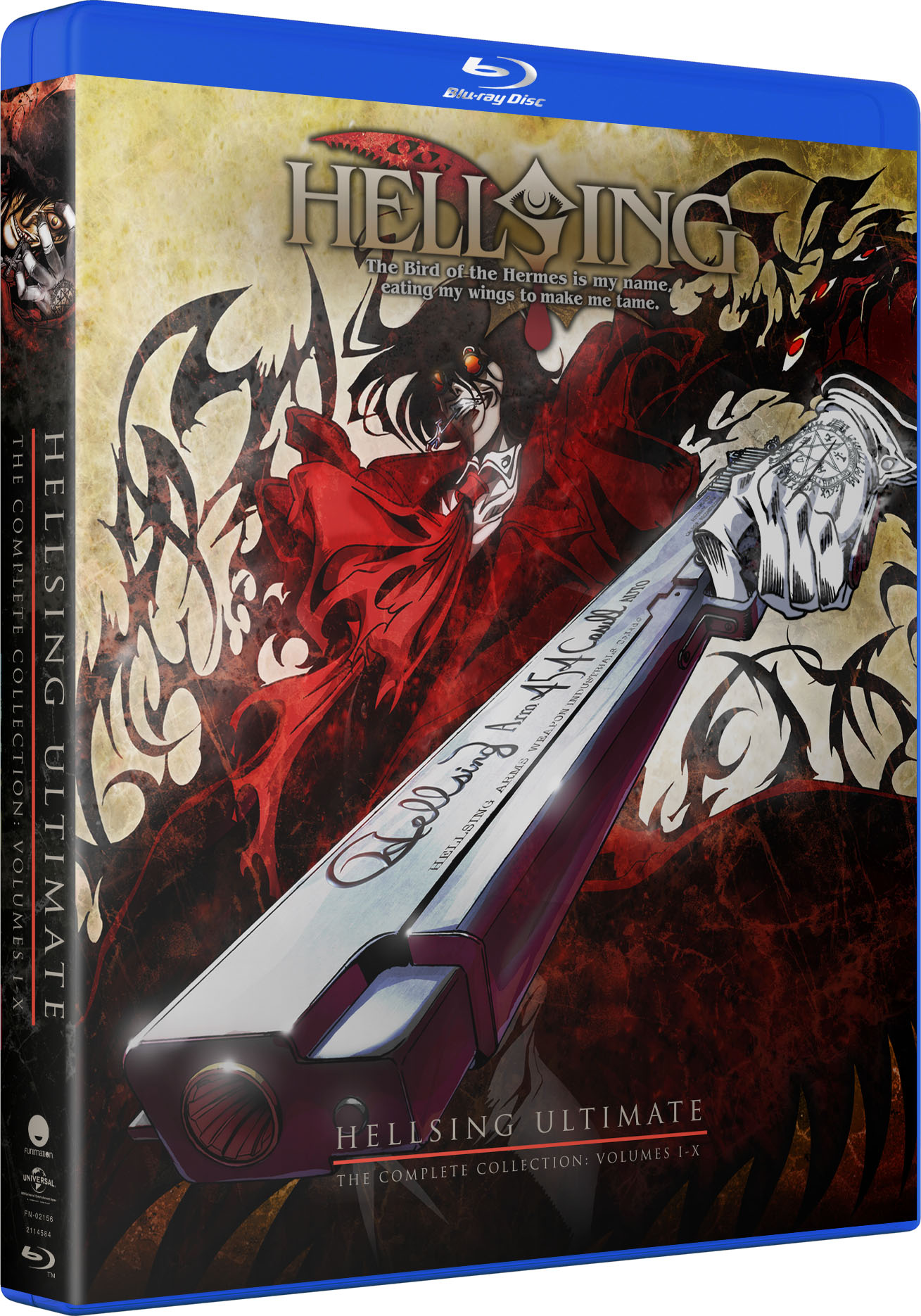 New Hellsing Ultimate: Complete Series Volume 1-10 Collection (Blu  