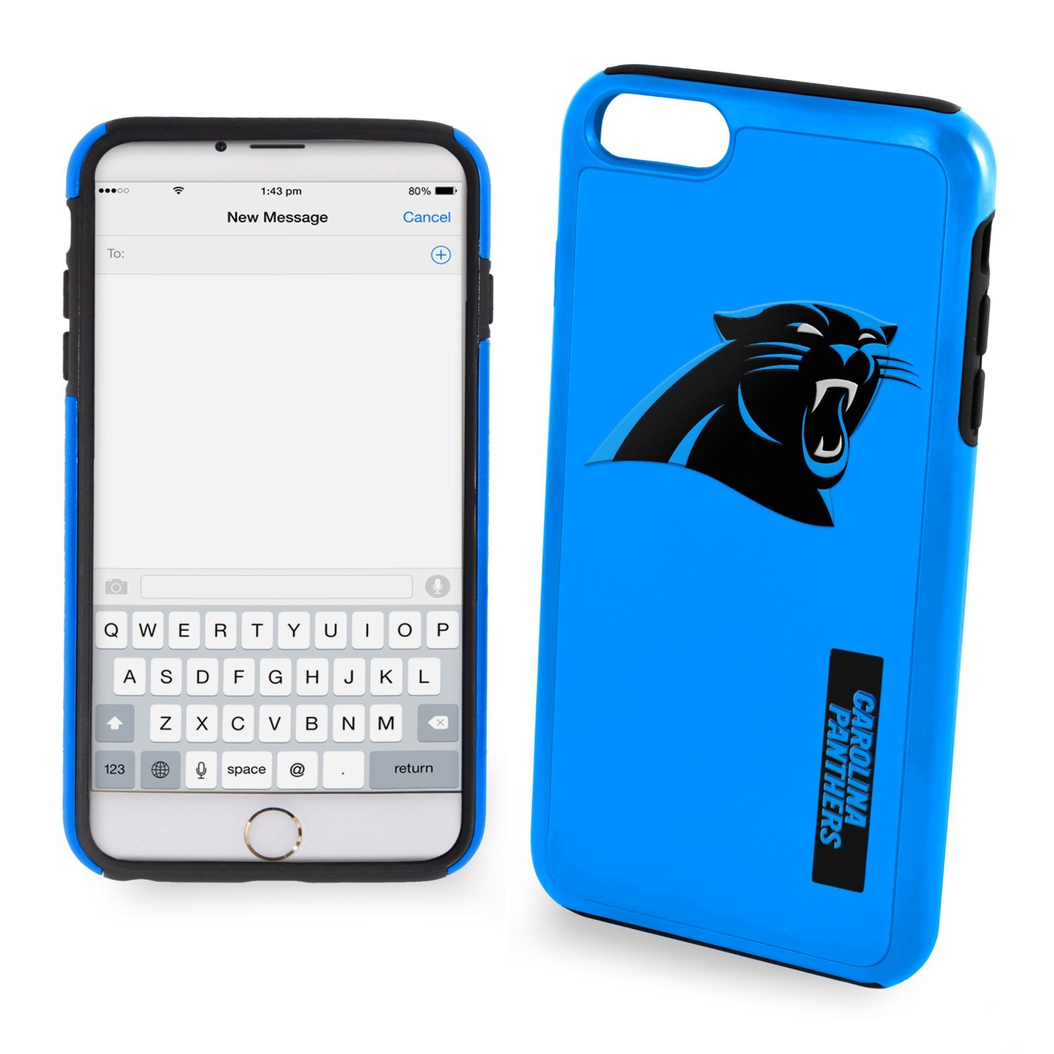 NFL Dual Hybrid Case iPhone6. Carolina Panthers NFL Dual Hybrid Case iPhone6. Carolina Panthers
