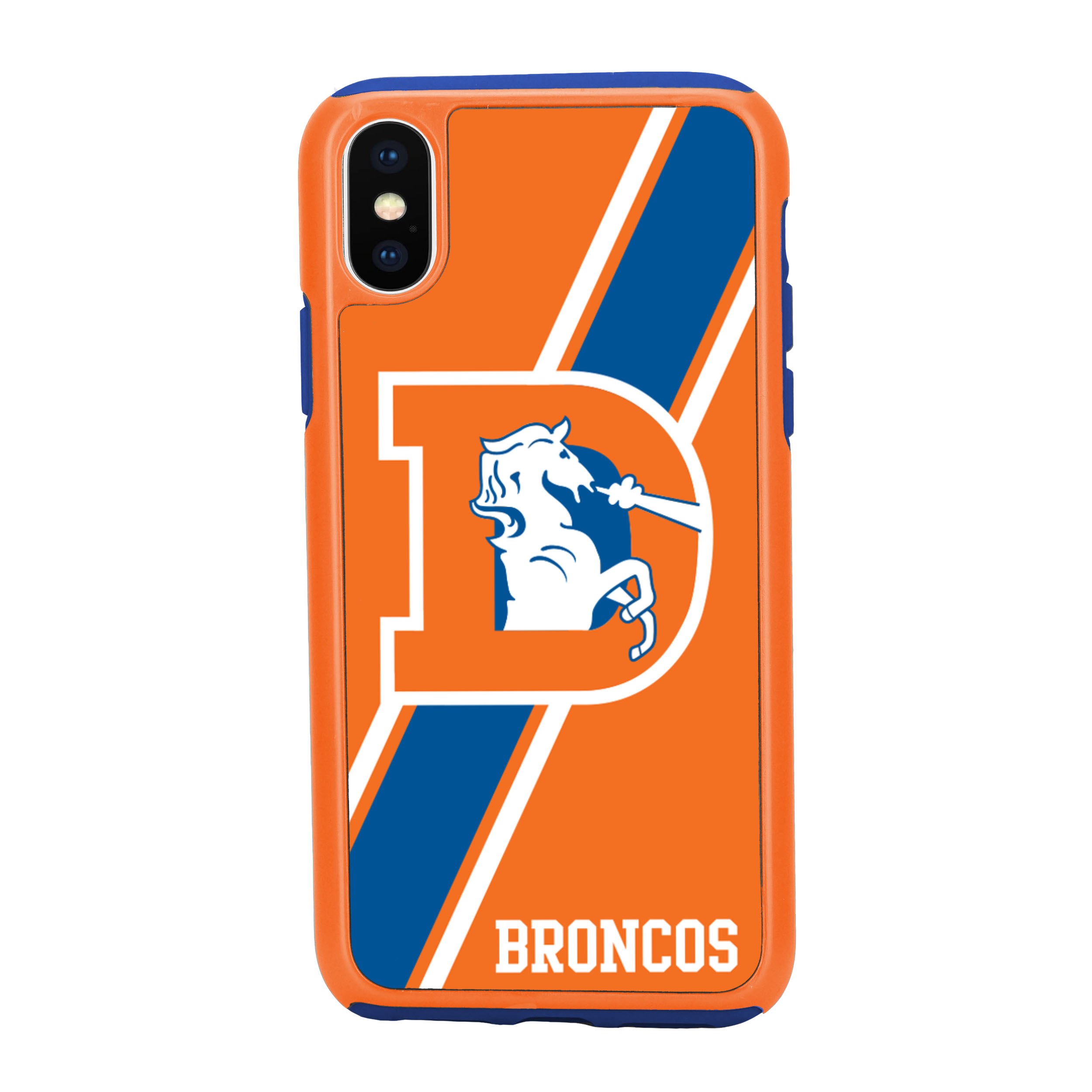 FOCO NFL Denver Broncos Retro Dual Hybrid Case for iPhone XS Max