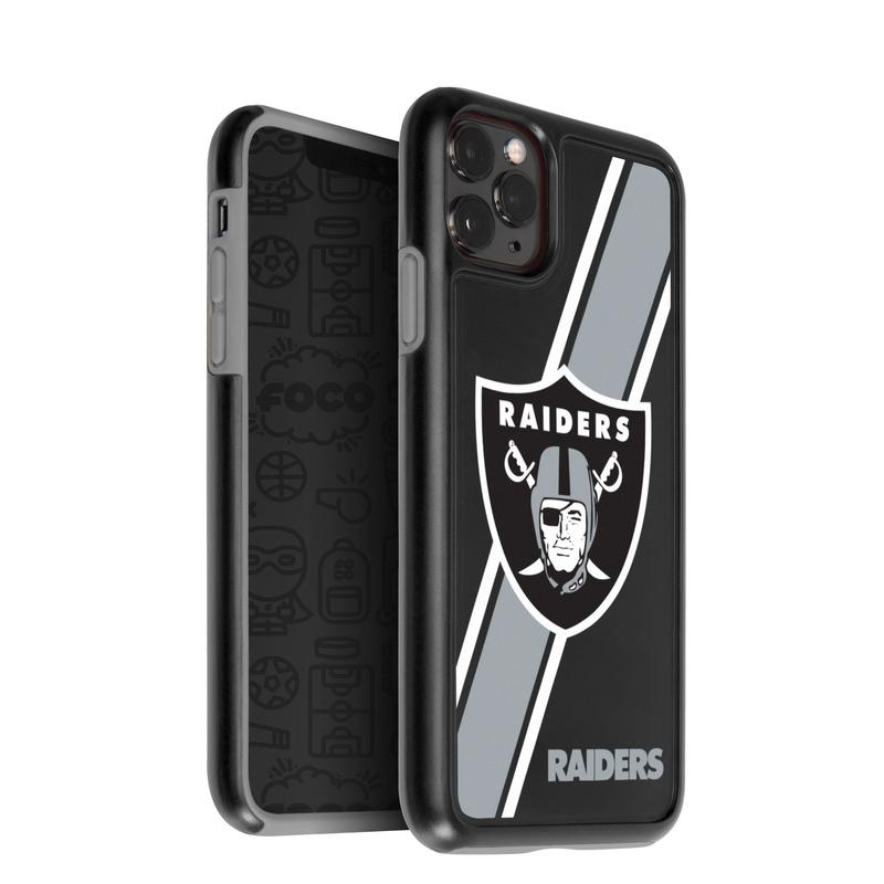 FOCO NFL Las Vegas Raiders Dual Hybrid Case for Apple iPhone 11Pro, XS X