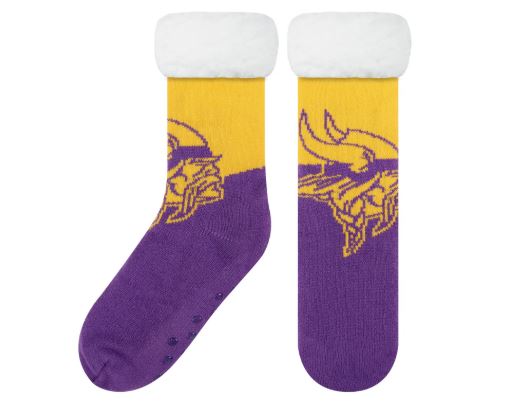NWT. FOCO Minnesota Vikings Slippers Men main image 3