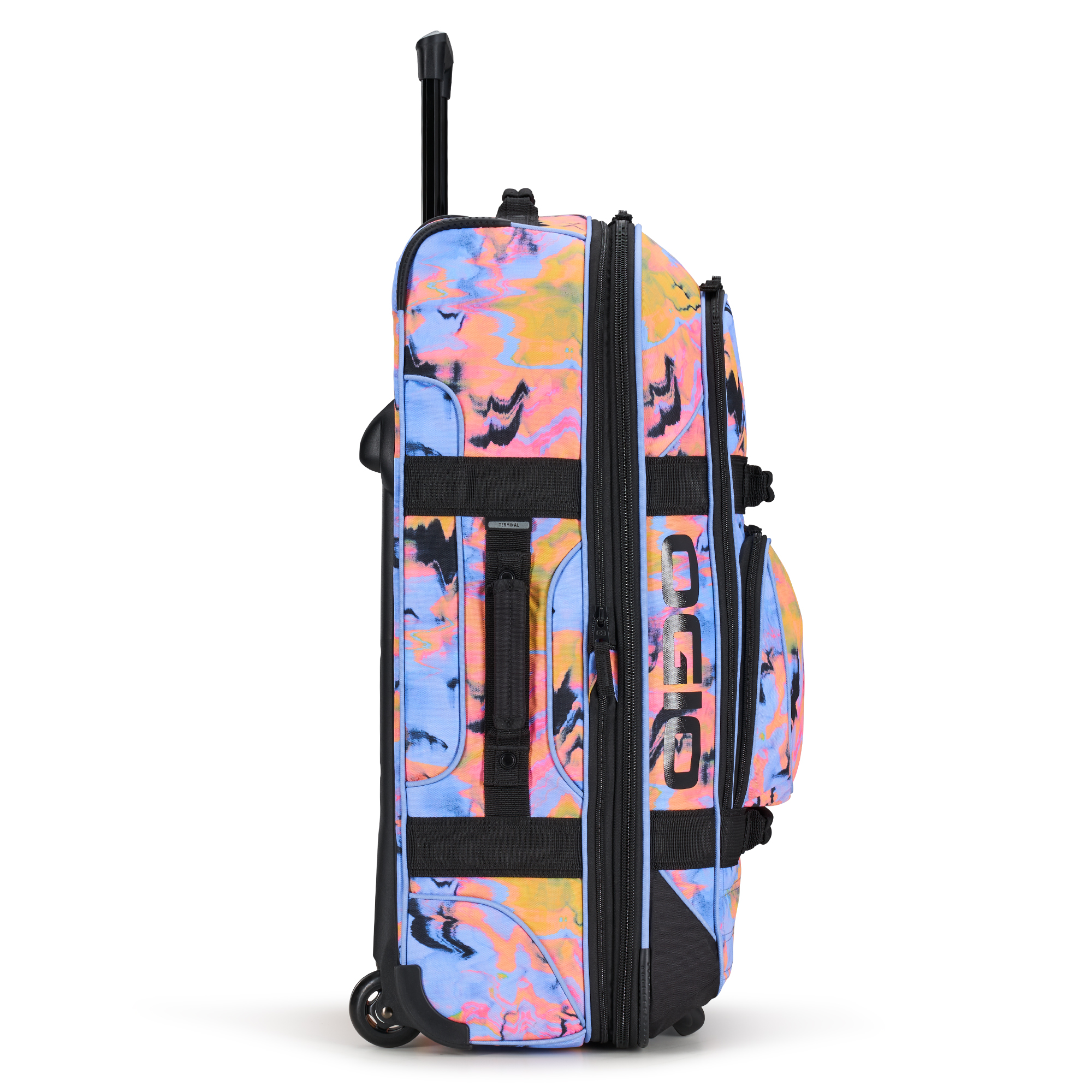 OGIO Large Wheeled Travel Bag with Retractable Handle and External Pockets - Picture 16 of 49