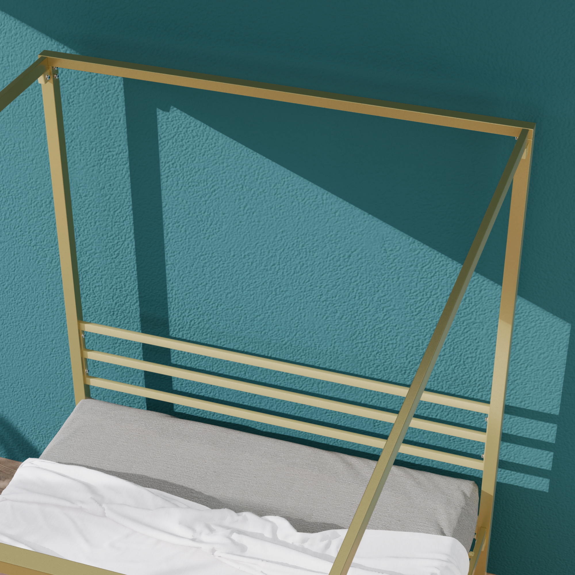 Zinus Bed Frame Queen Double Single King Heavy Duty Metal Base Wood Metal Slats - Picture 108 of 172