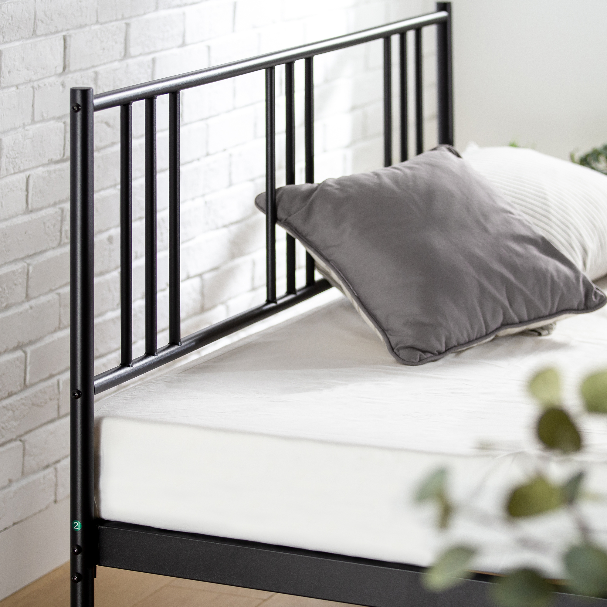 Zinus Bed Frame Queen Double Single King Heavy Duty Metal Base Wood Metal Slats - Picture 151 of 172
