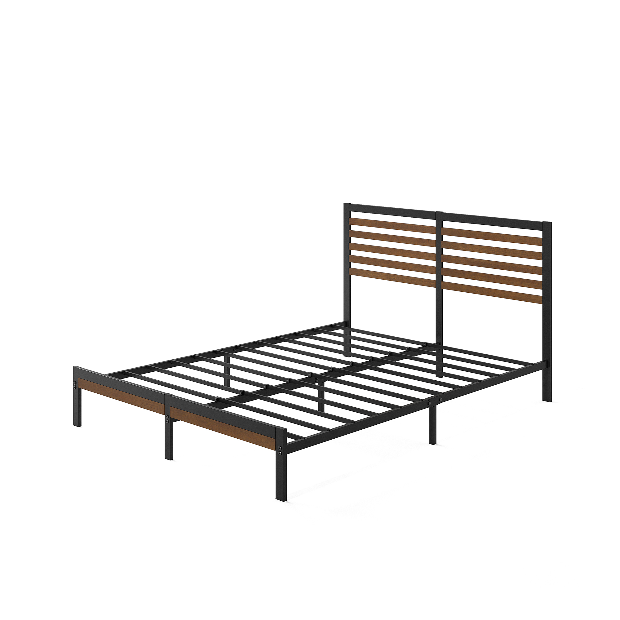 Zinus Bed Frame Queen Double Single King Size Bamboo Metal Base Wood KAI - Picture 9 of 17