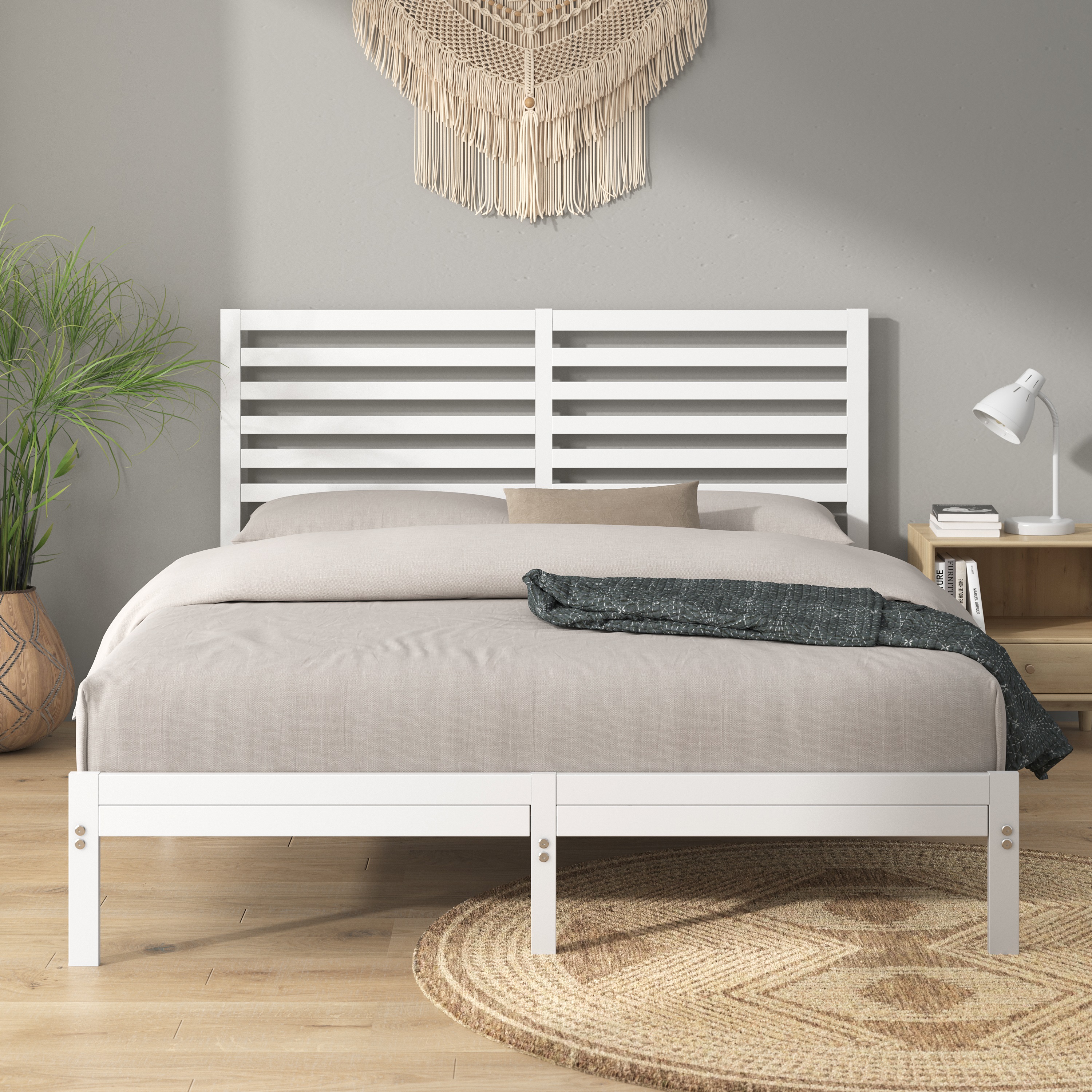 Zinus Bed Frame Queen Double Single King Size Bamboo Metal Base Wood KAI - Picture 10 of 17