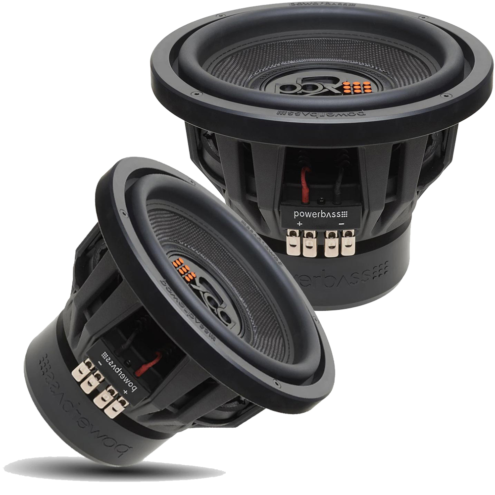 2XL1040DS (2) POWERBASS 2XL1040DS 10" 1200W RMS 2XLDSSERIES 4OHM DVC