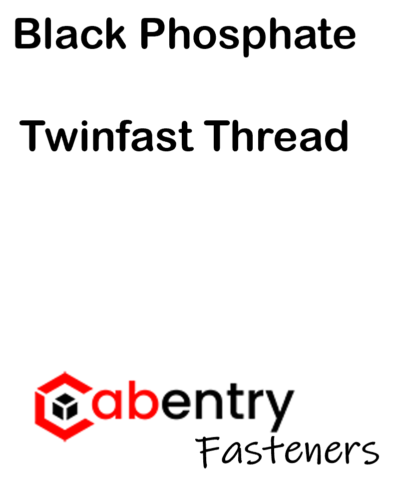 Cabentry Brand | Wood Screws | Flat Head | Phillips Drive | #12 | 2 3/4 Inch | Twinfast Thread | Twinfast | Black Phosphate Finish | 2000 Piece Box