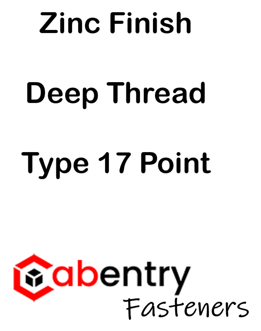 Cabentry Brand | Wood Screws | Flat Head | Square Drive | #6 | 1 Inch | Deep Thread | Type 17 Point | Zinc Finish | 100 Pack