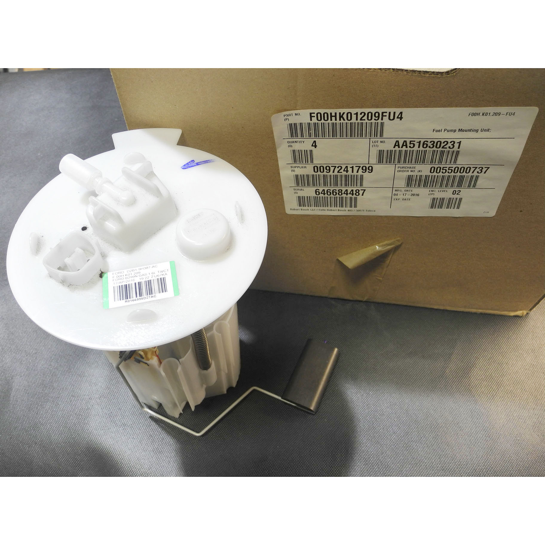 For 20142019 Ford Fiesta F00HK01209FU4 OE GENUINE Gas Fuel Pump eBay