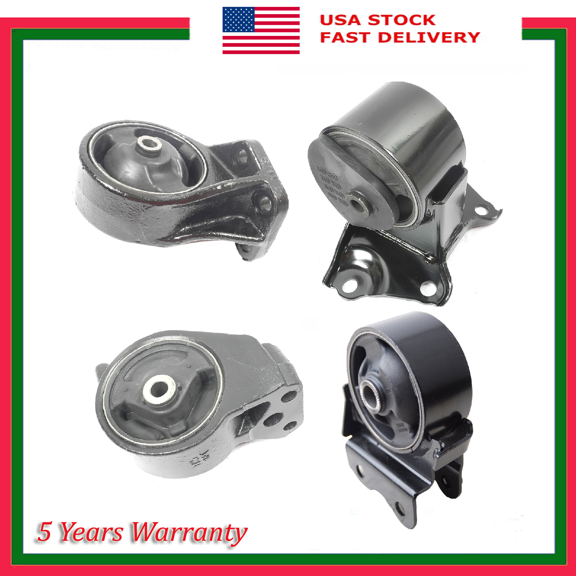 For 20022005 Hyundai Sonata Engine Motor & Trans Mount Set 4PCS for