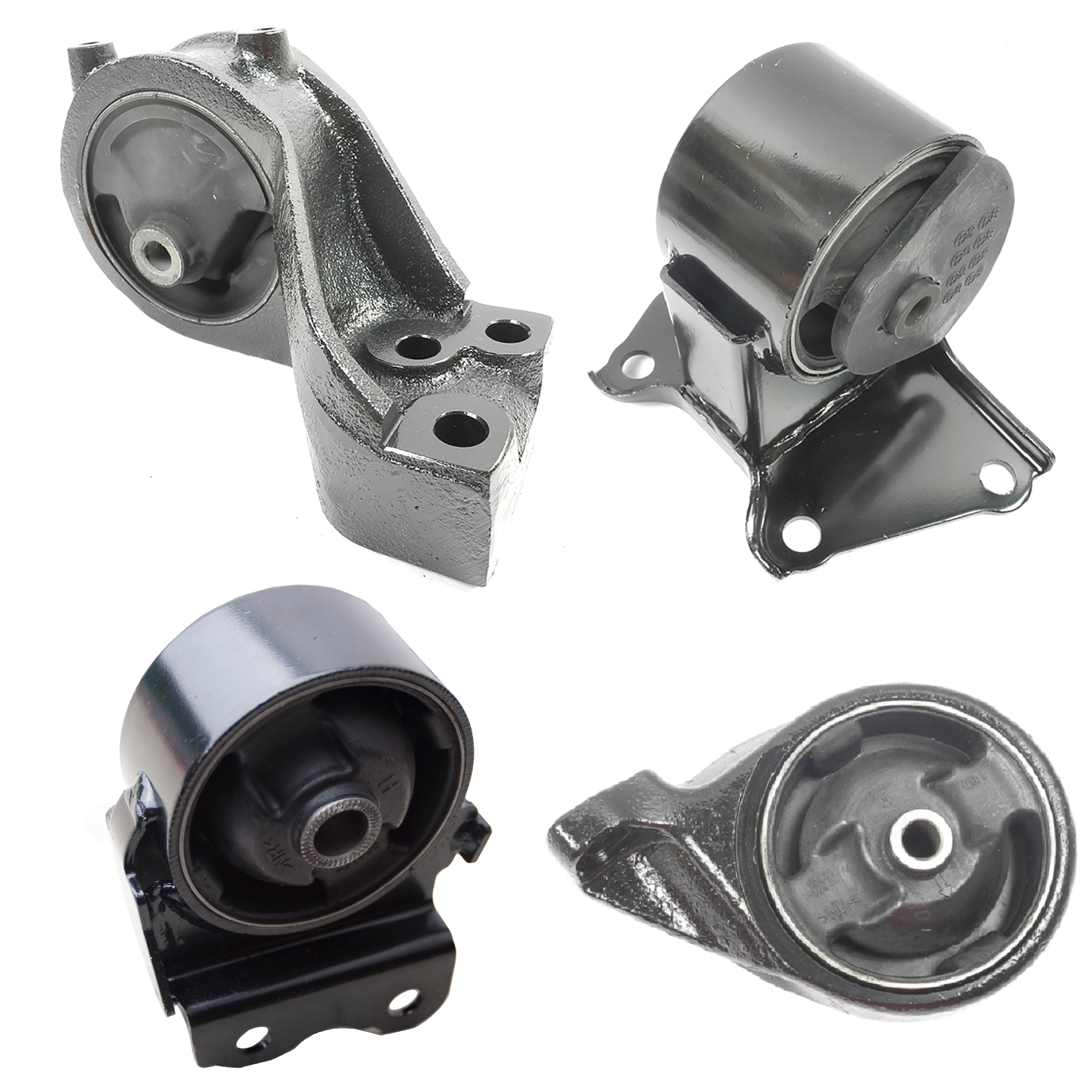 For 0205 Hyundai Sonata 2.7L Set 4Pcs Engine Motor and Transmission