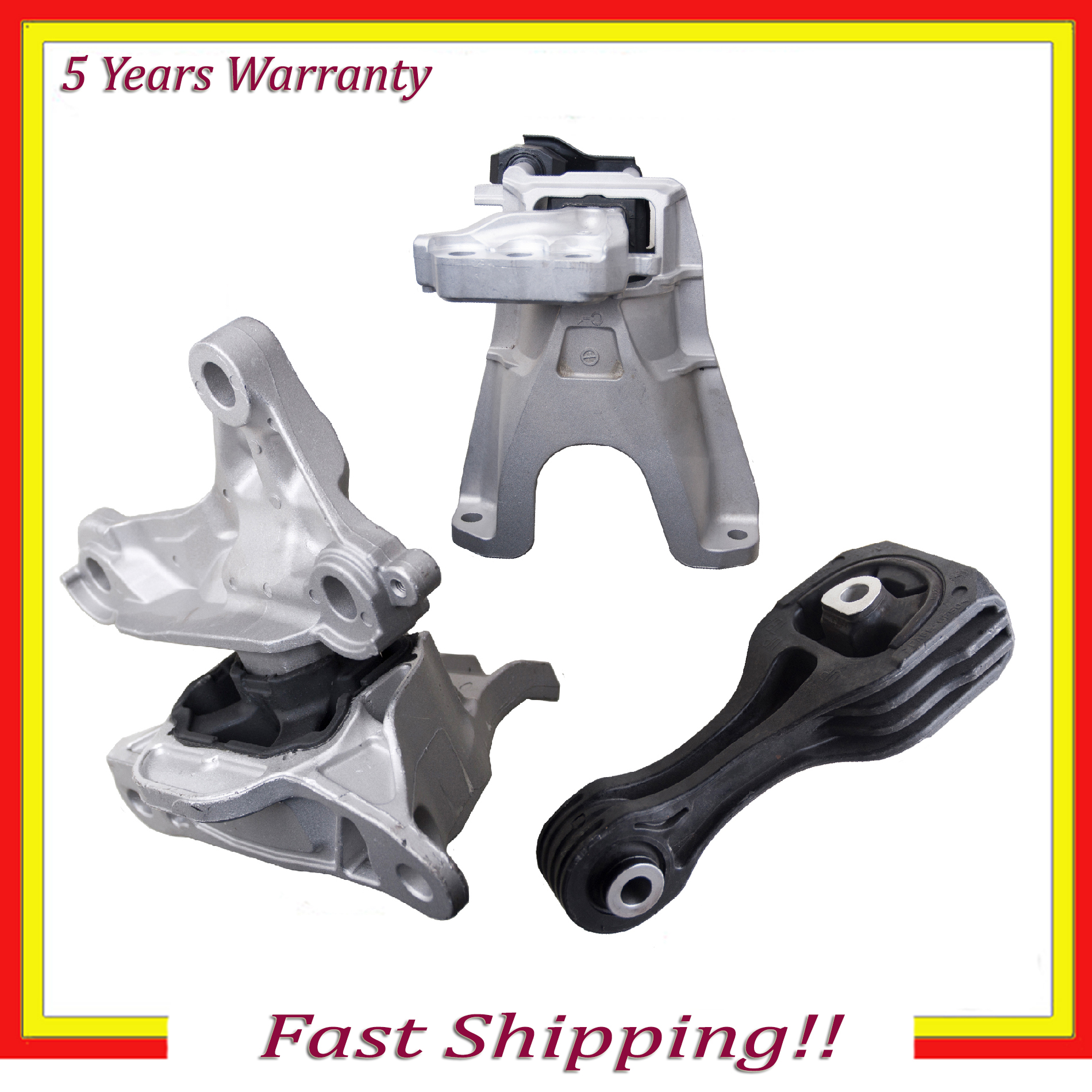 MotorKing Engine Motor & Trans Mount For 20162018 Honda Civic 1.5L Set