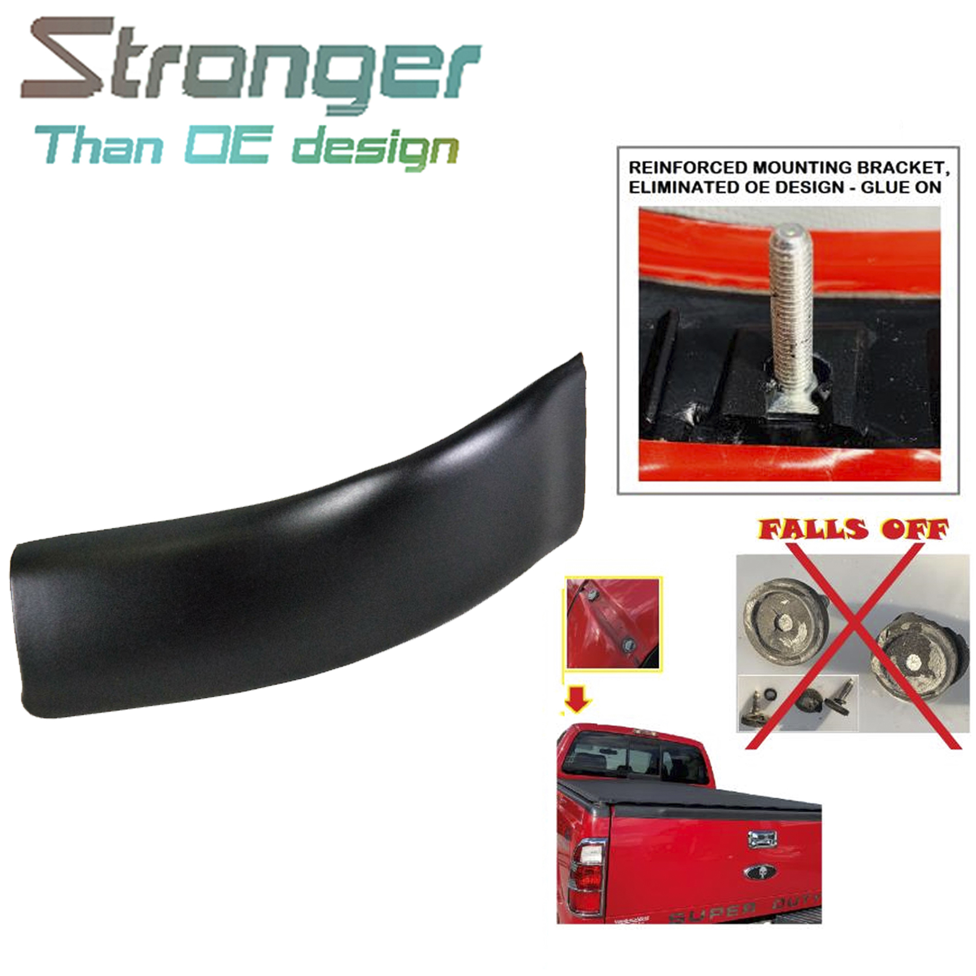 UPGRADED Roof Corner Moulding Trim For Ford F250 F350 F450 Super Duty