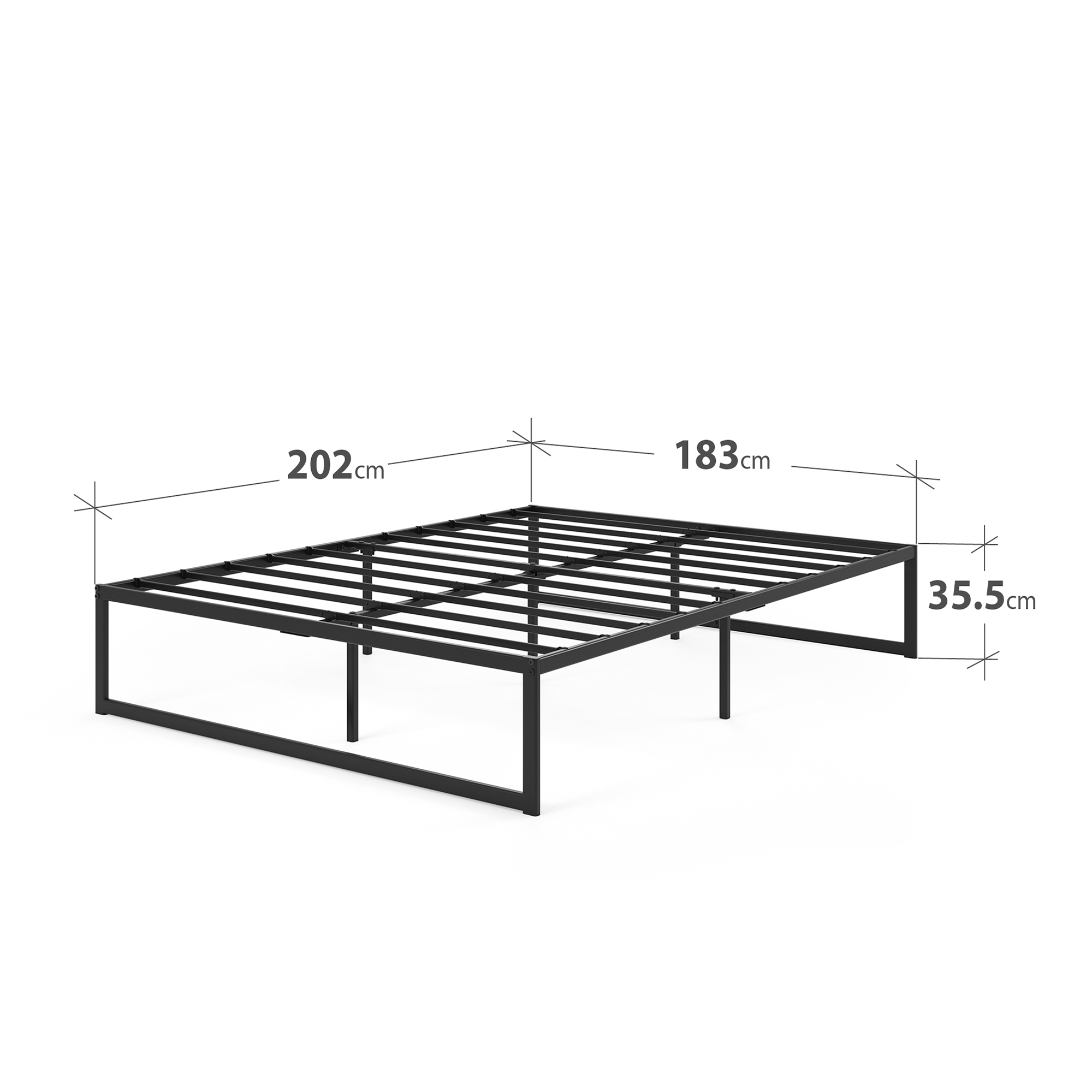 Bed Frame Queen Double Single King Mattress Base Metal Platform Zinus QuickLock - Picture 14 of 26