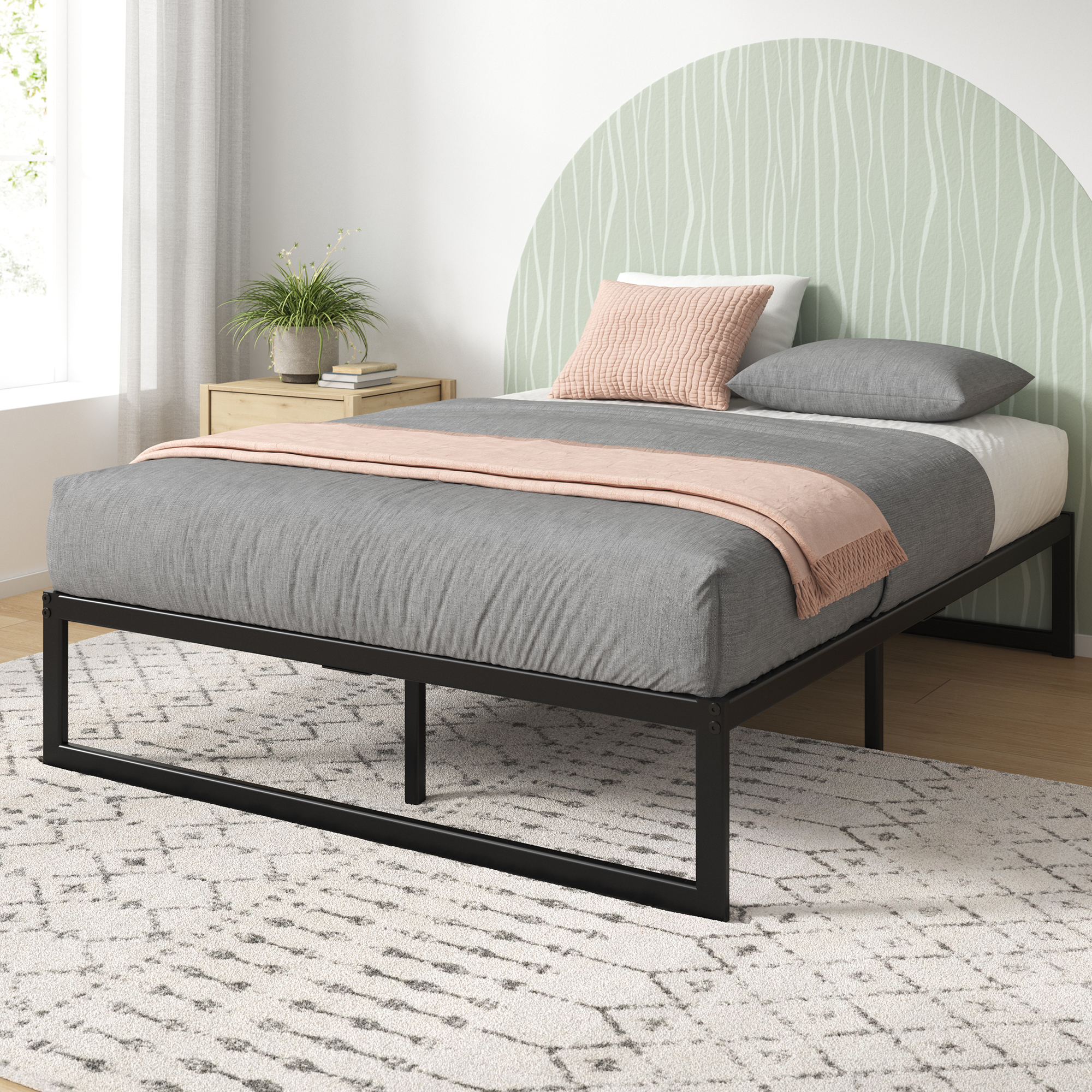 Bed Frame Queen Double Single King Mattress Base Metal Platform Zinus QuickLock - Picture 12 of 26