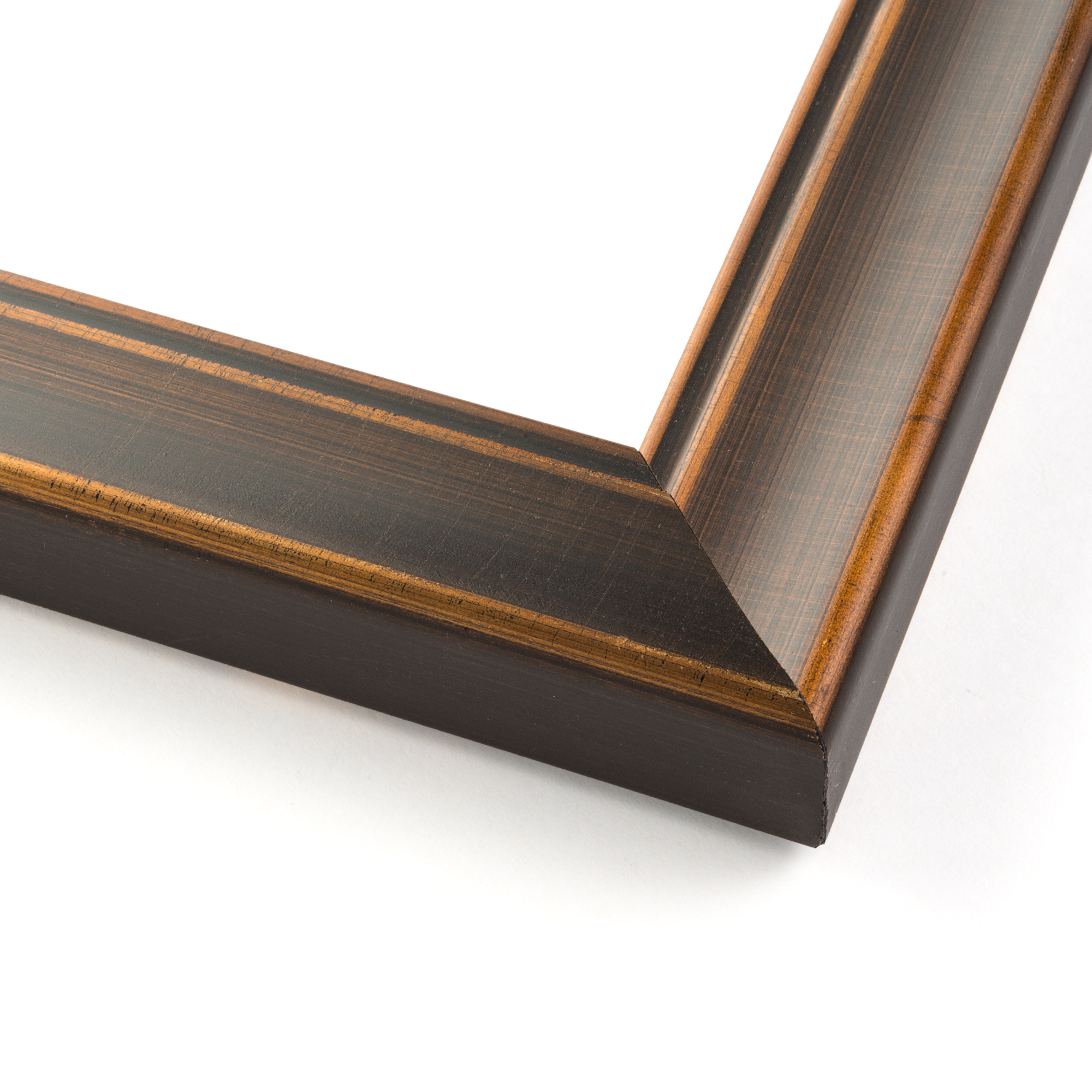 Panoramic Elegant Brown Picture Frame – UV Acrylic, Backing, Hanging Hardware