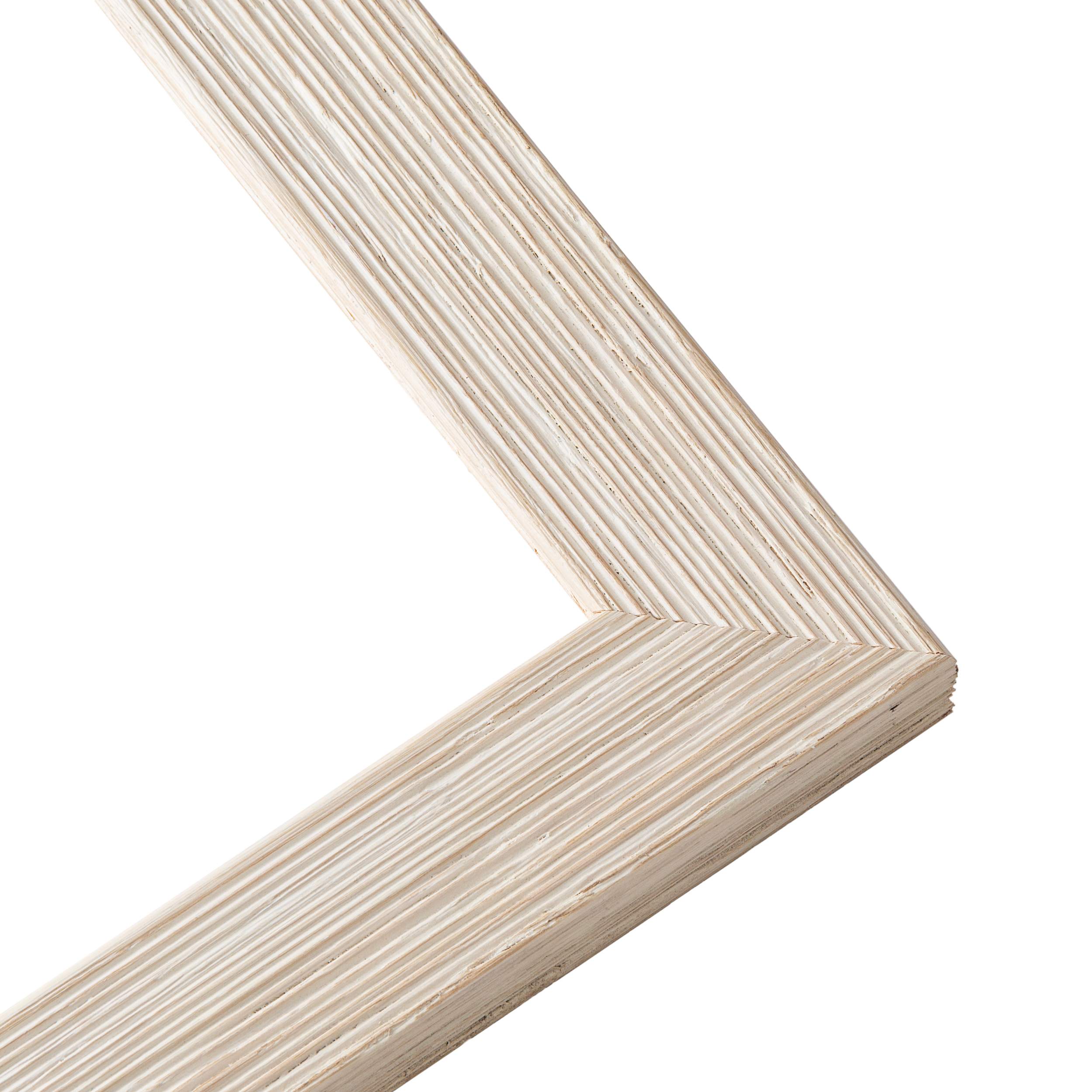 22x29 Rahmen weiß Echtholz Bilderrahmen Breite 1,5 cm | Innenrahmen Abt. - Bild 3 von 9