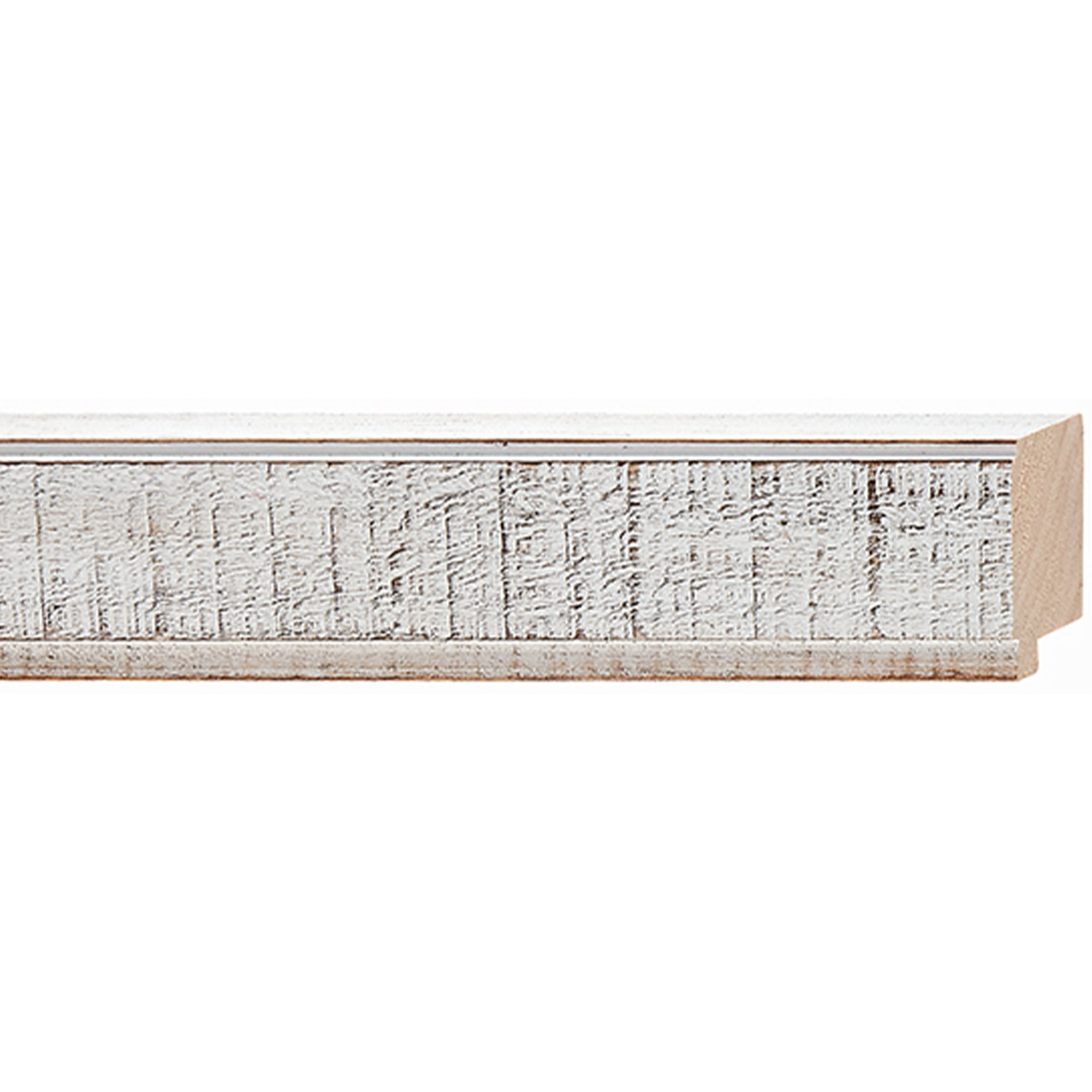 Geformter weißer Rahmen - UV Acryl, Trägerplatte, hängende Hardware enthalten - Bild 8 von 8