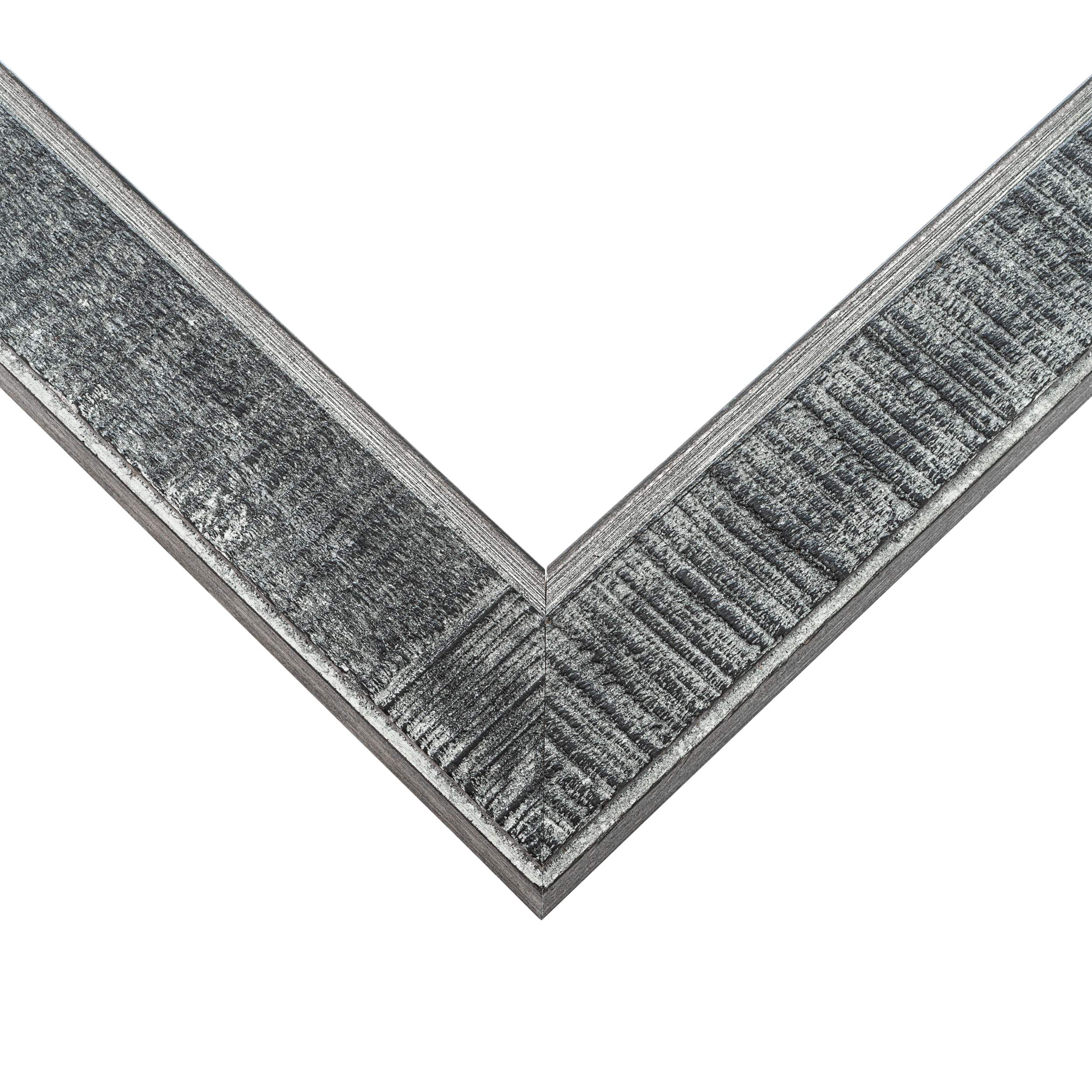 Bilderrahmen Distressed schwarz - UV Acryl, Rückseite, hängende Hardware - Bild 3 von 8