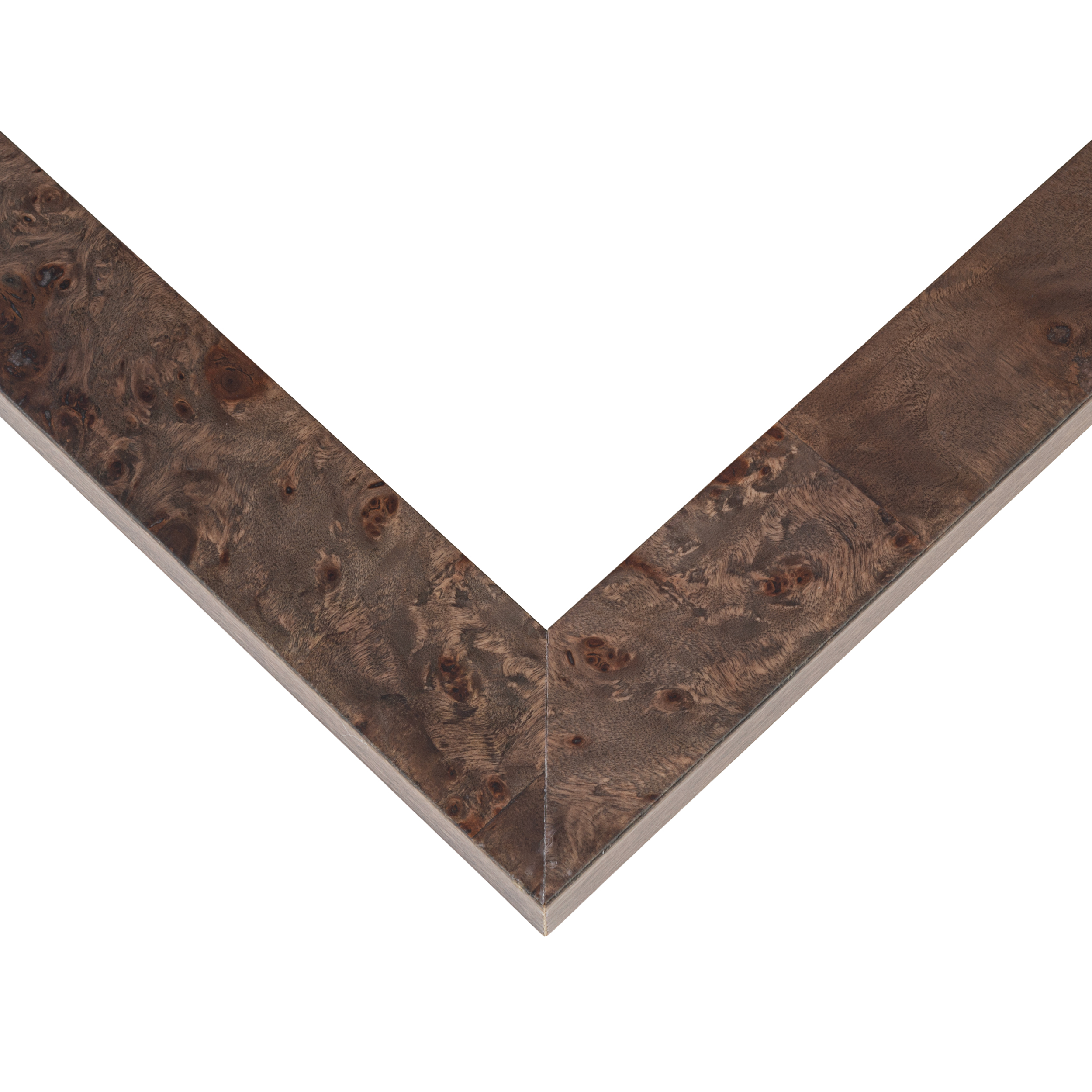 19x24 Frame Brown Burl Real Wood Picture Frame Width 1.625 Inches | Interior Fra detailed image 3