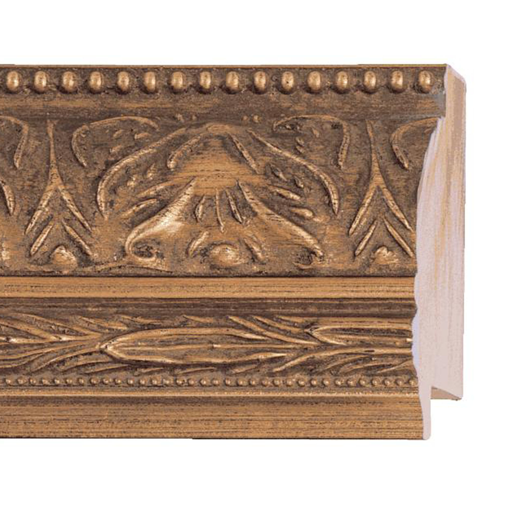 Cornice portafoto oro museo formato foto - acrilico UV, supporto, ferramenta da appendere - Foto 8 di 15
