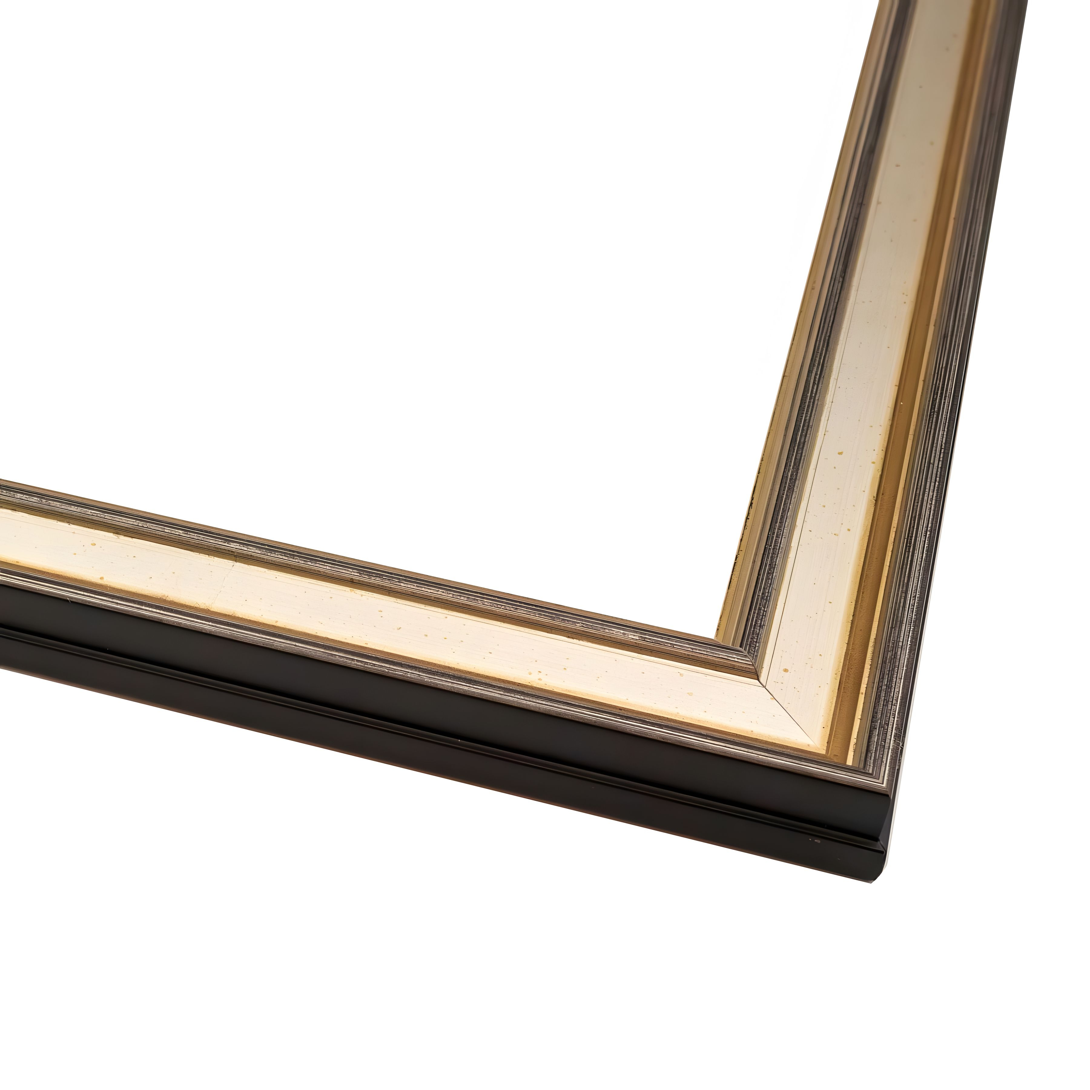 17x13 Frame Silver Solid Wood Picture Frame Width 1.25 Inches | Interior Frame D detailed image 2