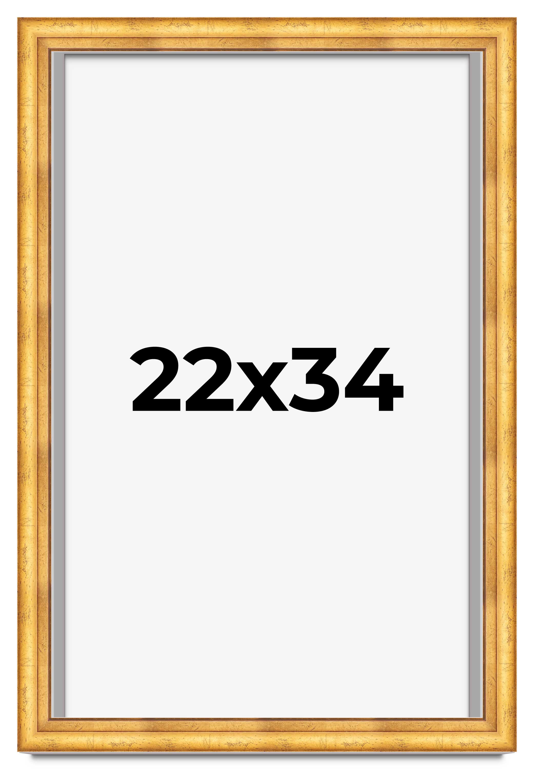 Shadow Box 1.75" Deep Gold Picture Frame - UV Acrylic,Backing, Hanging Hardware - Picture 234 of 305