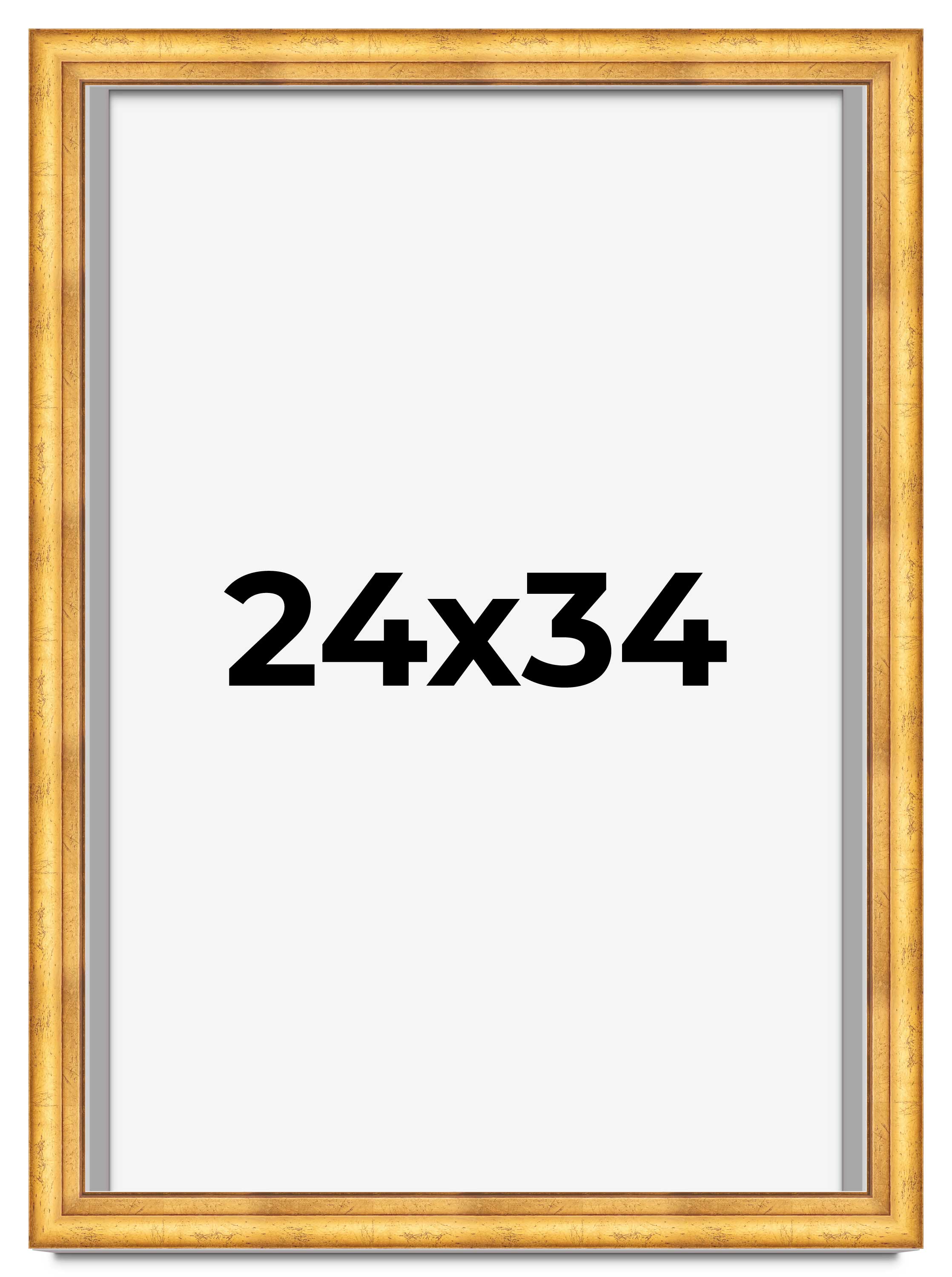 Shadow Box 1.75" Deep Gold Picture Frame - UV Acrylic,Backing, Hanging Hardware - Picture 252 of 305