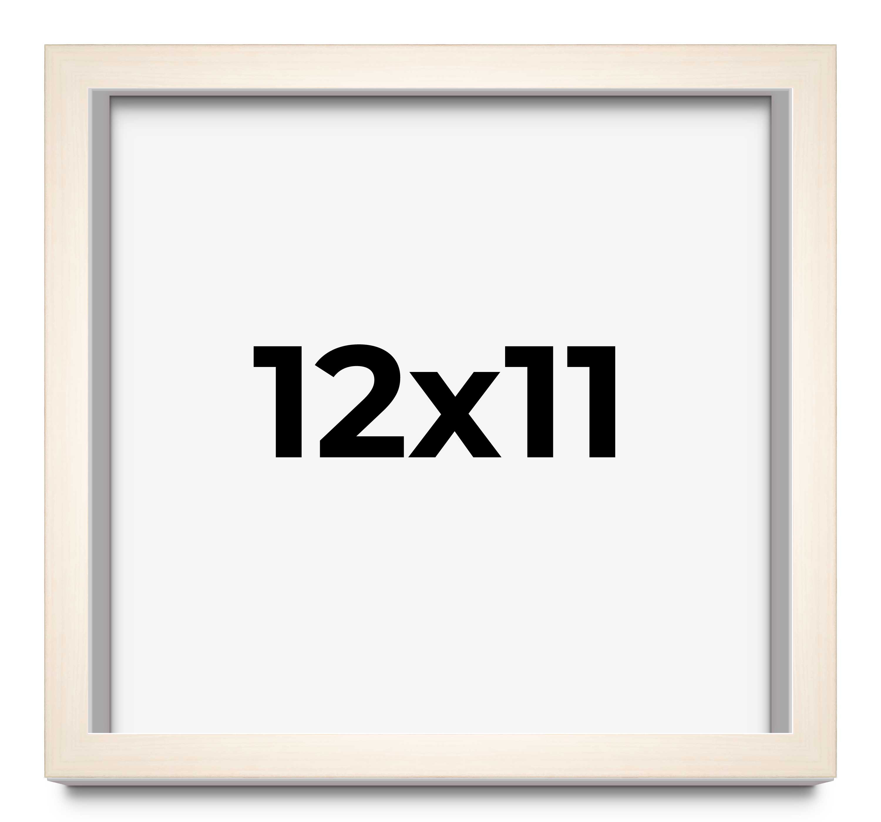 12x11 Frame White Wheat Solid Wood Picture Frame | Moulding Width 0.75 Inches main product image