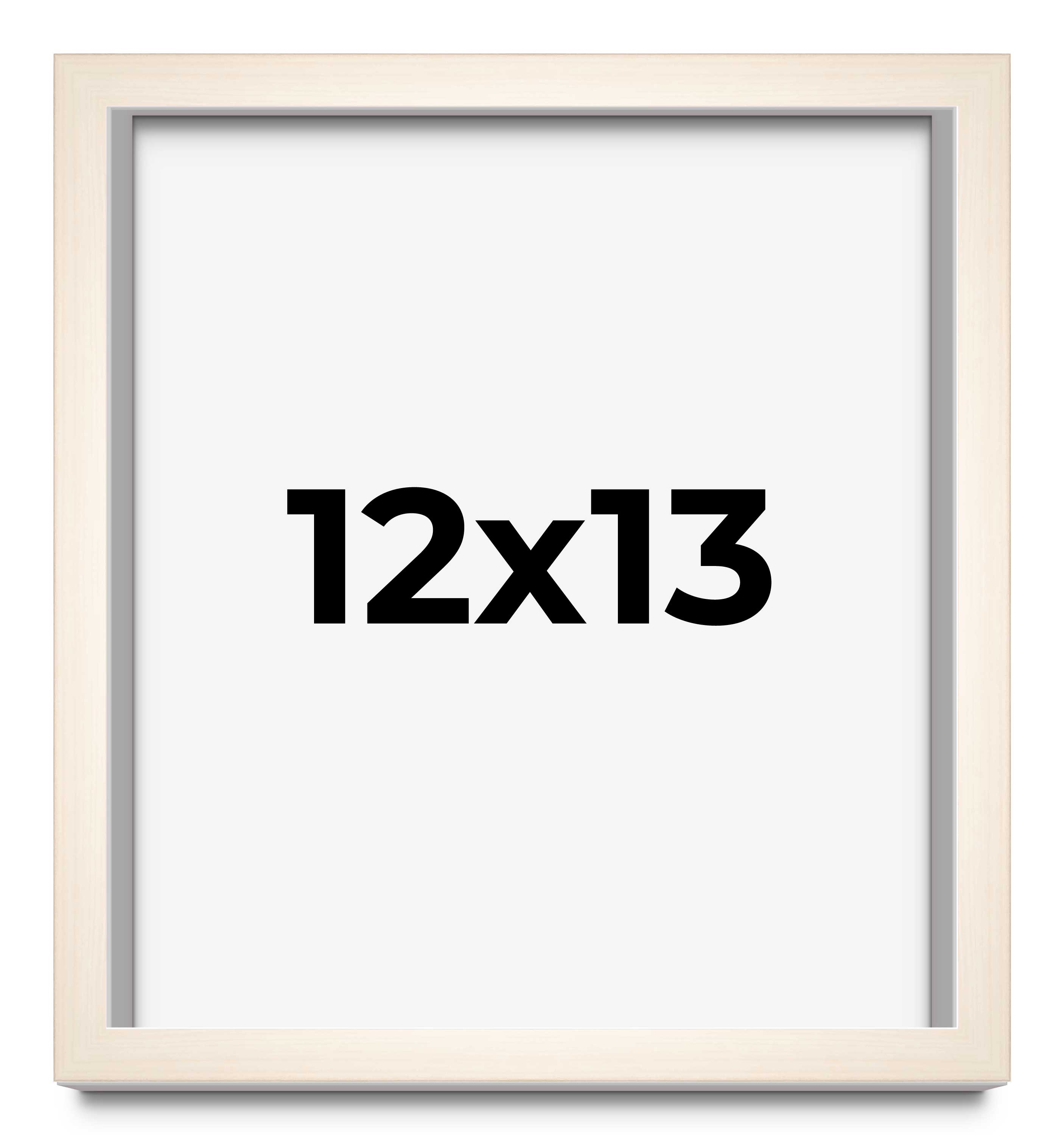 12x13 Frame White Wheat Solid Wood Picture Frame | Moulding Width 0.75 Inches main product image