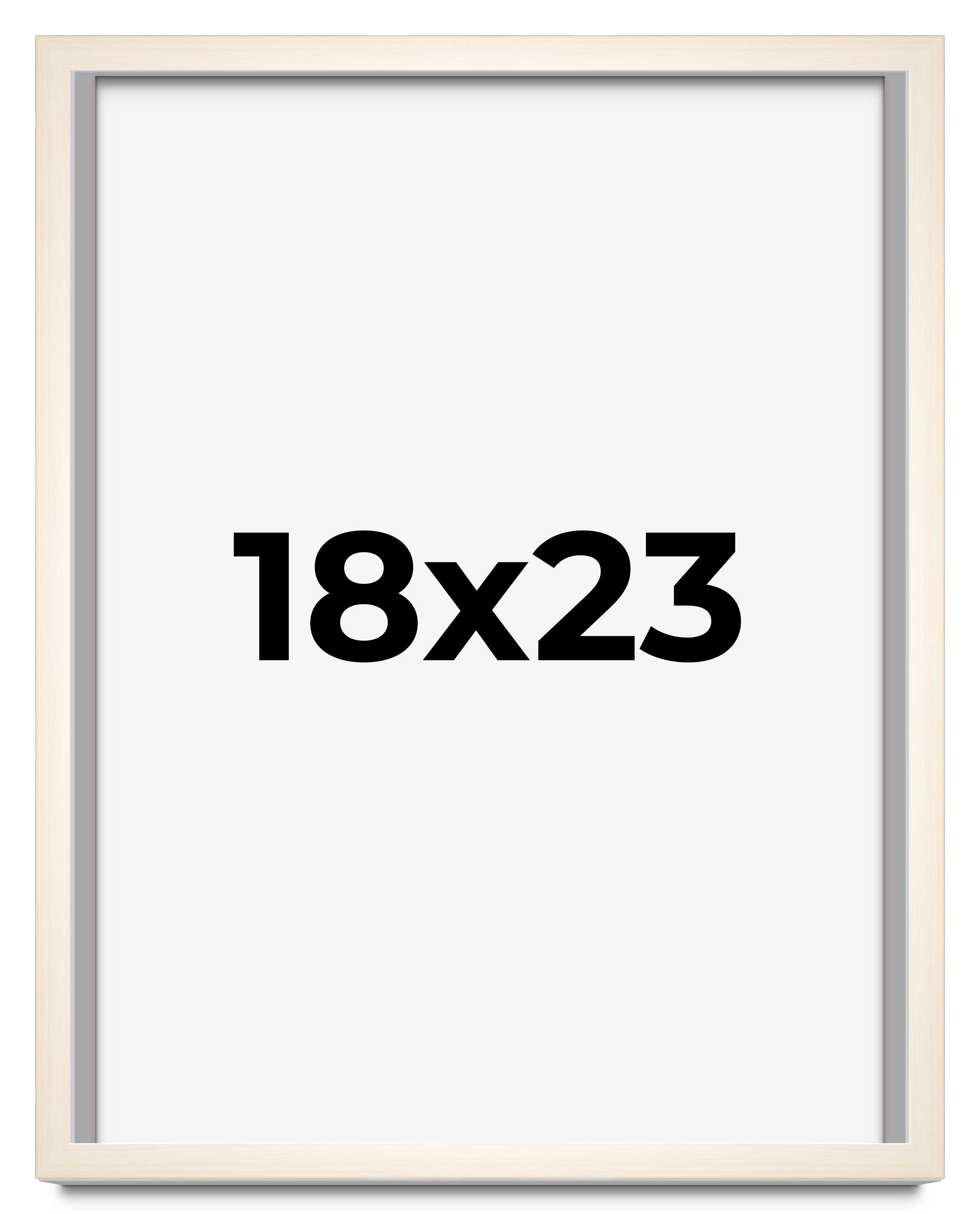 18x23 Frame White Wheat Solid Wood Picture Frame | Moulding Width 0.75 Inches main product image
