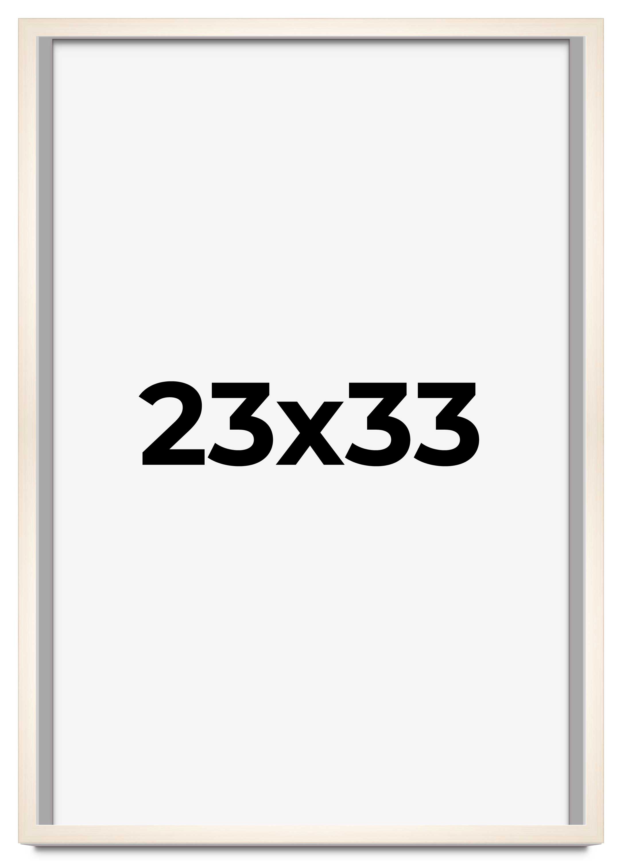 23x33 Frame White Wheat Solid Wood Picture Frame | Moulding Width 0.75 Inches main product image