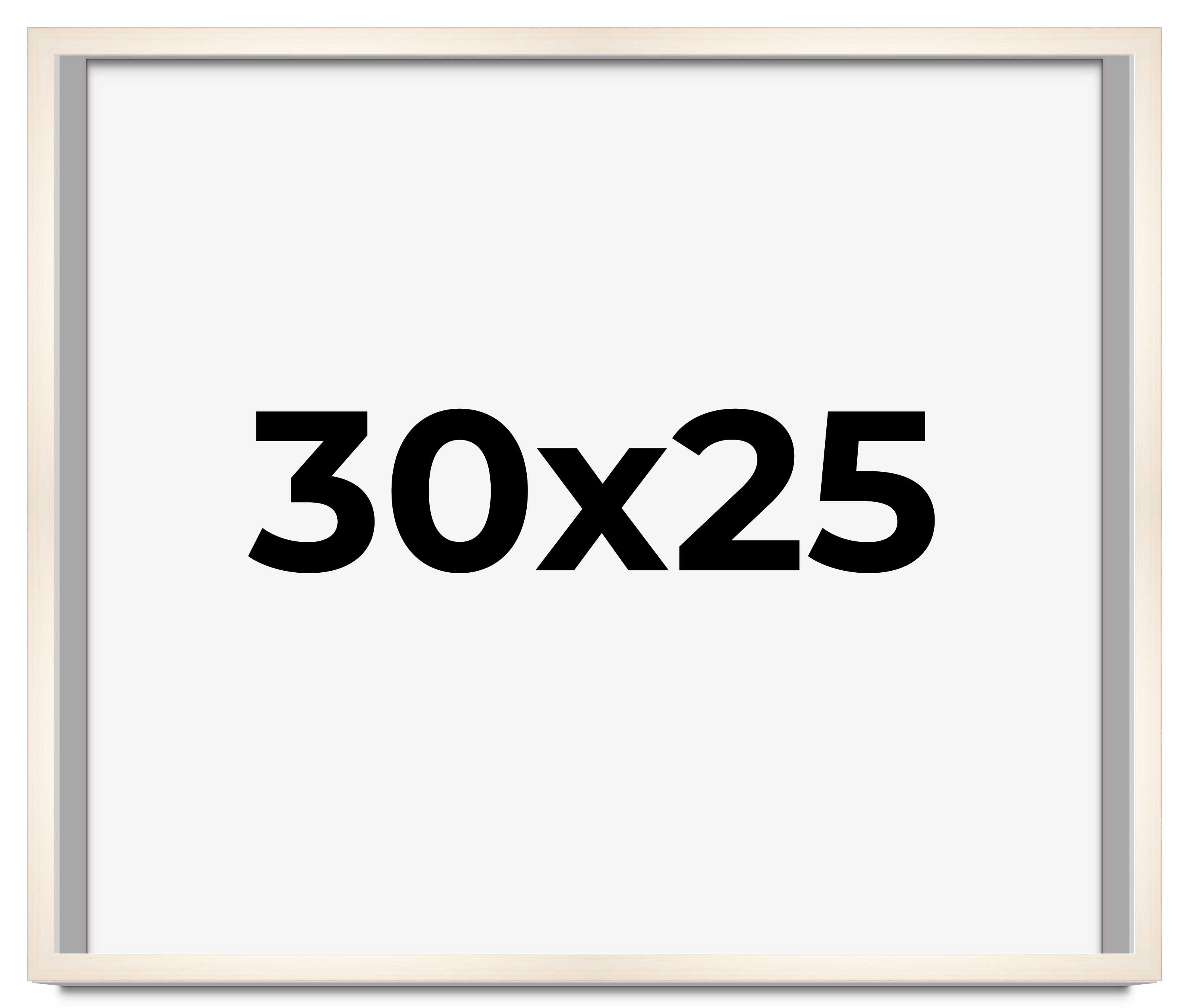 30x25 Frame White Wheat Solid Wood Picture Frame | Moulding Width 0.75 Inches main product image