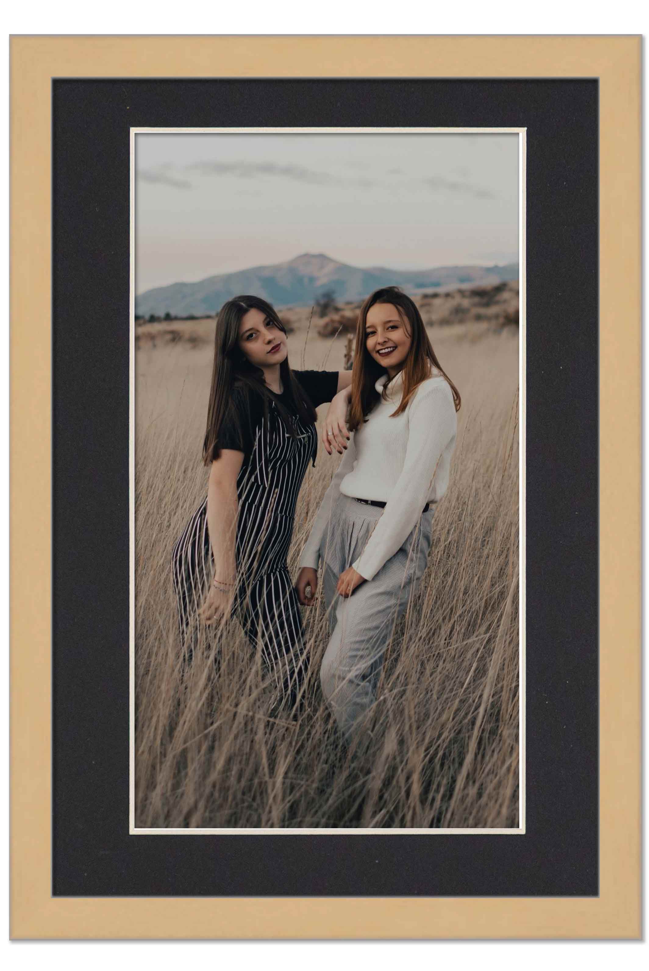 9x13 Picture Frame With Mat - Black Wood Frame For 11x15 Display, Includes White Mat & Hanging Kit - View #8