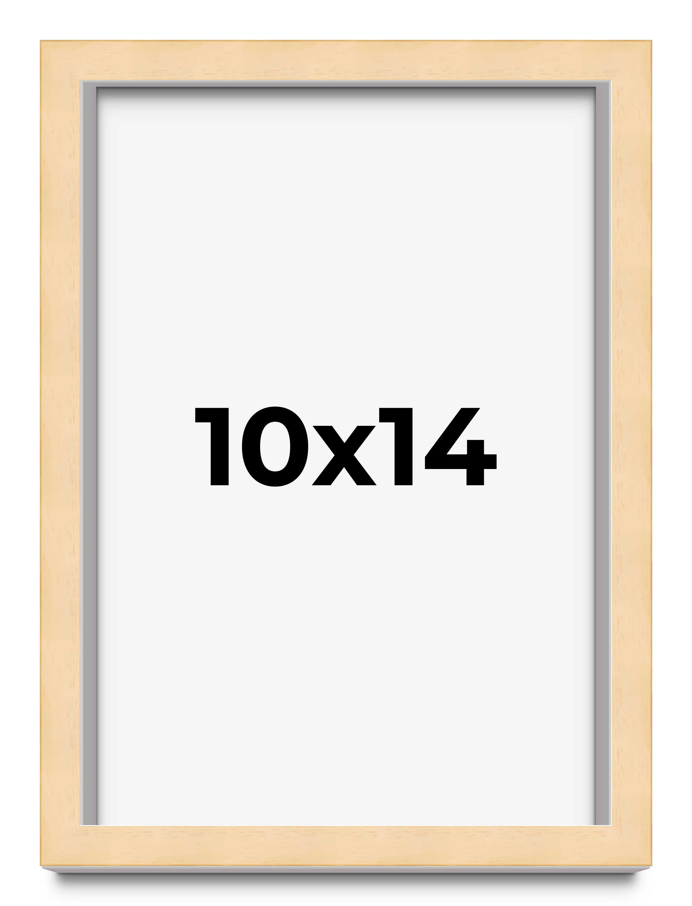 10x14 Solid Wood Picture Frame with UV Acrylic, Available in 6 Finishes - Picture 1 of 52