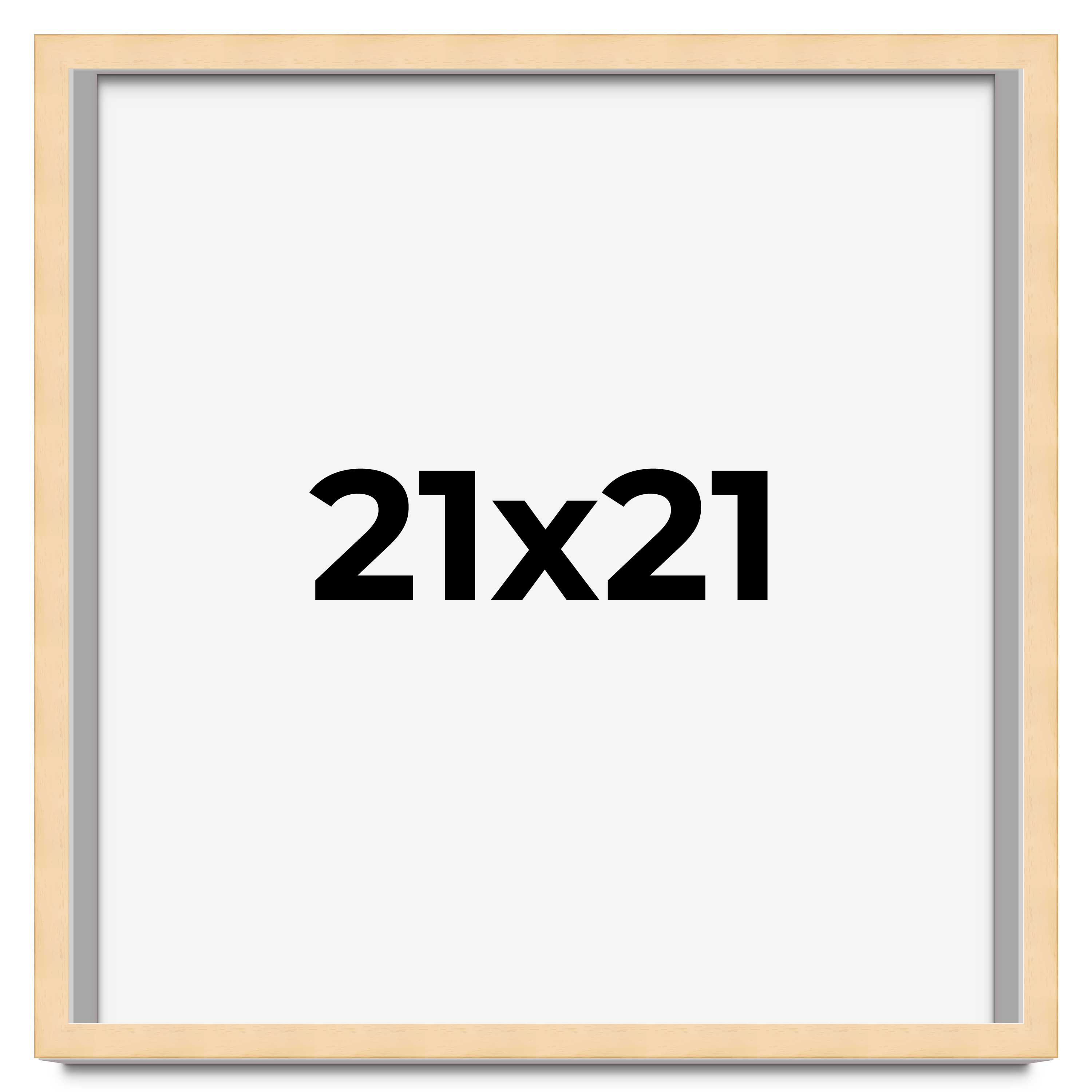 21x21 Massivholz Bilderrahmen mit UV Acryl, in 6 Ausführungen erhältlich - Bild 1 von 58