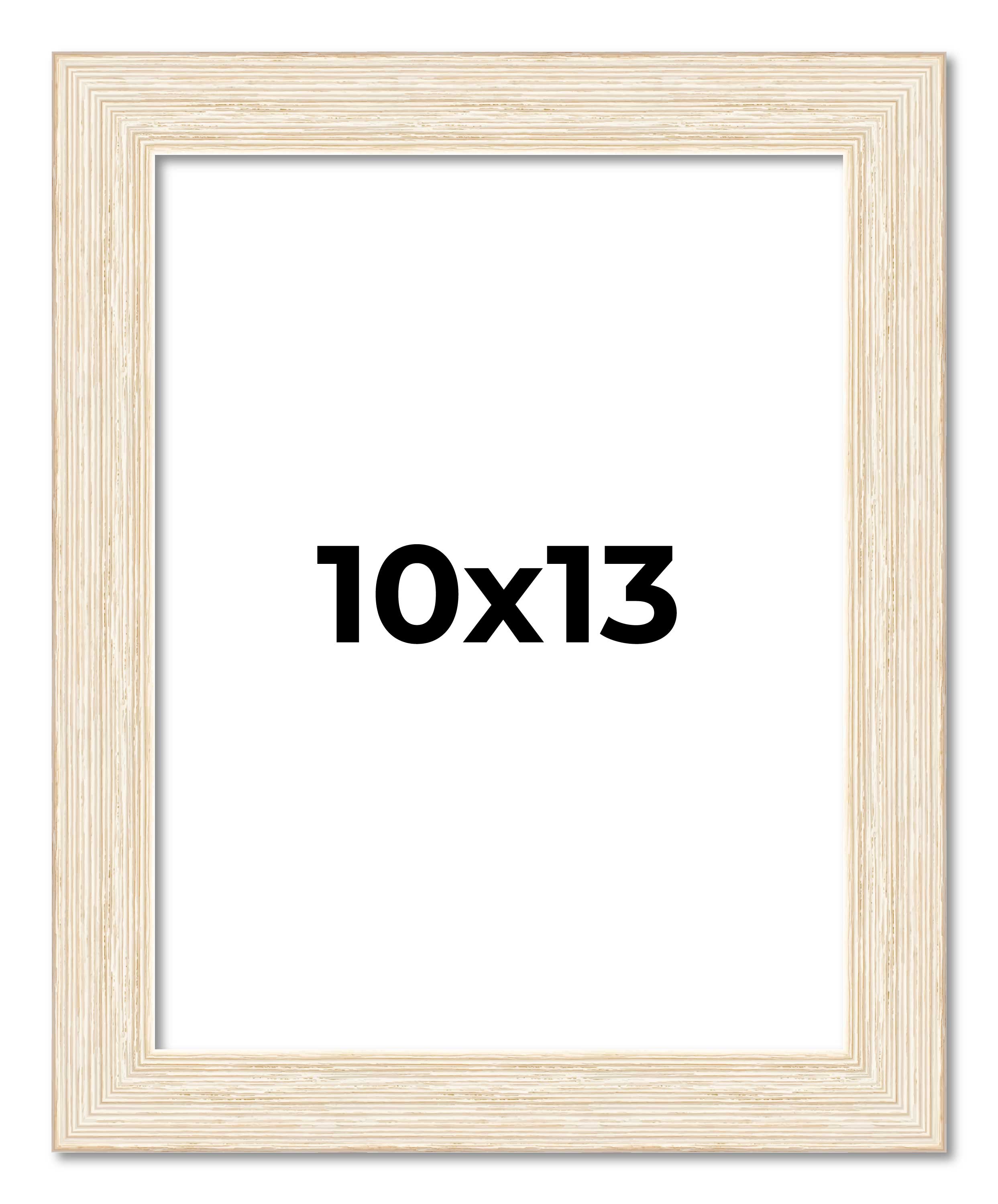 10x13 Frame White Real Wood Picture Frame Width 1.5 inches | Interior Frame Dept main product image