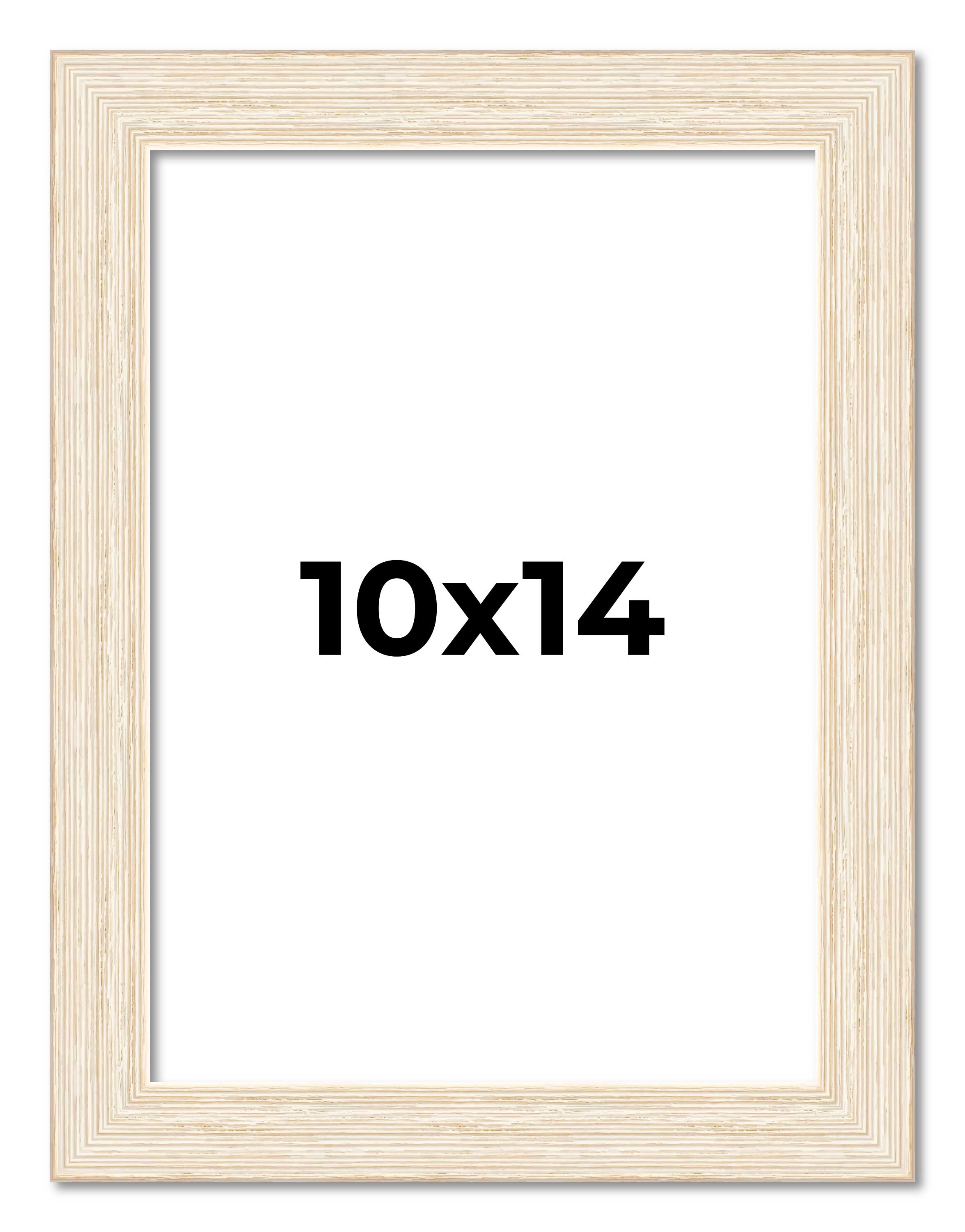10x14 Frame White Real Wood Picture Frame Width 1.5 inches | Interior Frame Dept main product image
