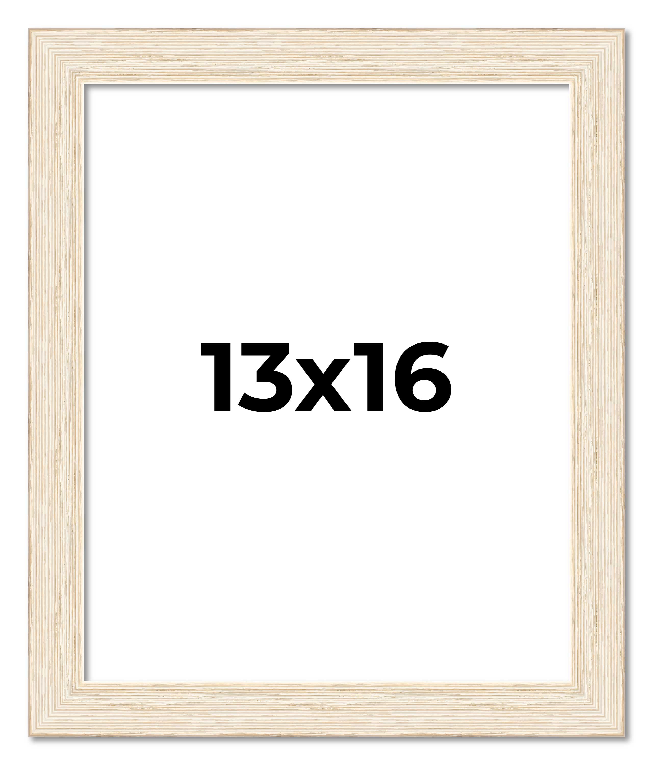 13x16 Frame White Real Wood Picture Frame Width 1.5 inches | Interior Frame Dept main product image