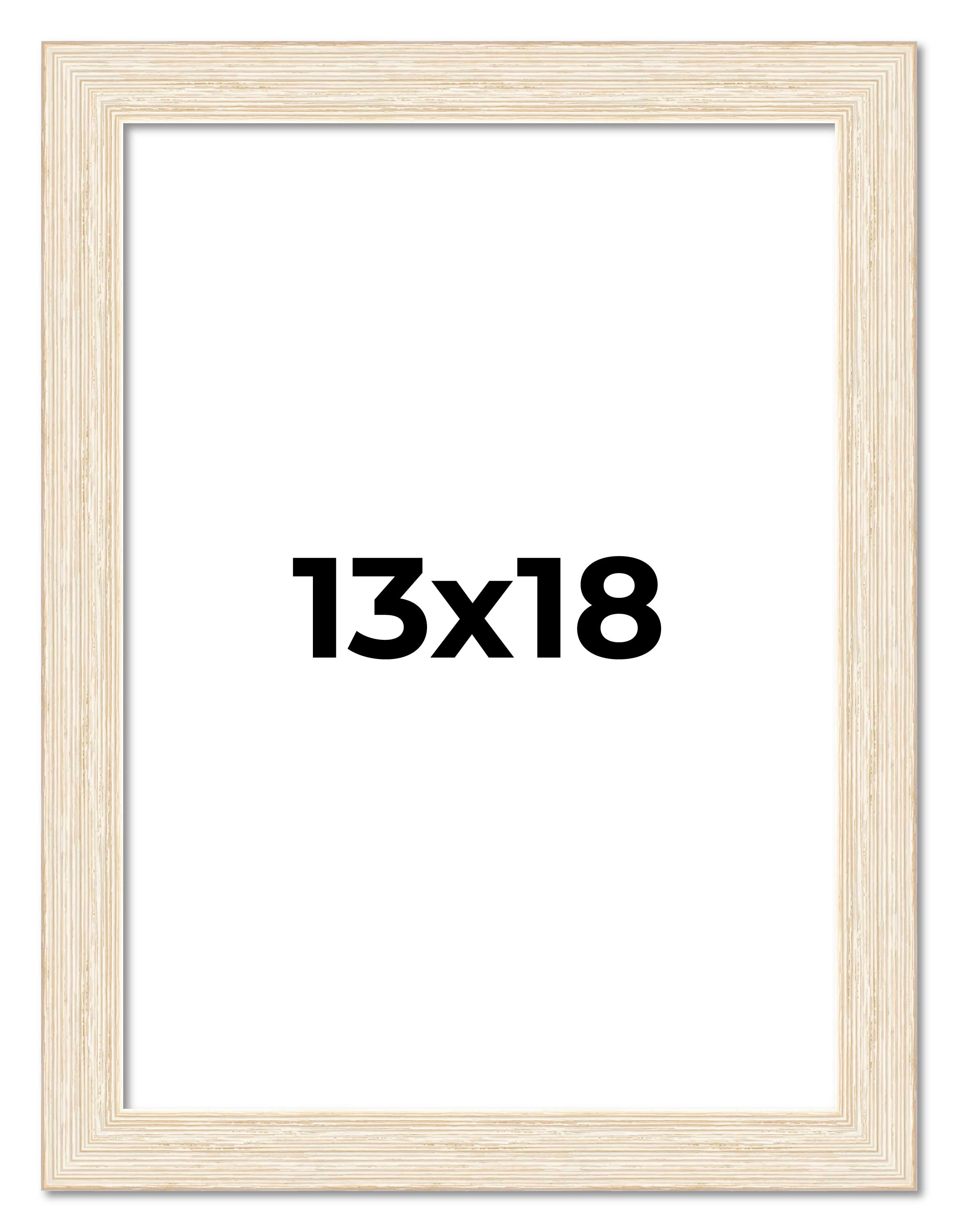 13x18 Frame White Real Wood Picture Frame Width 1.5 inches | Interior Frame Dept main product image