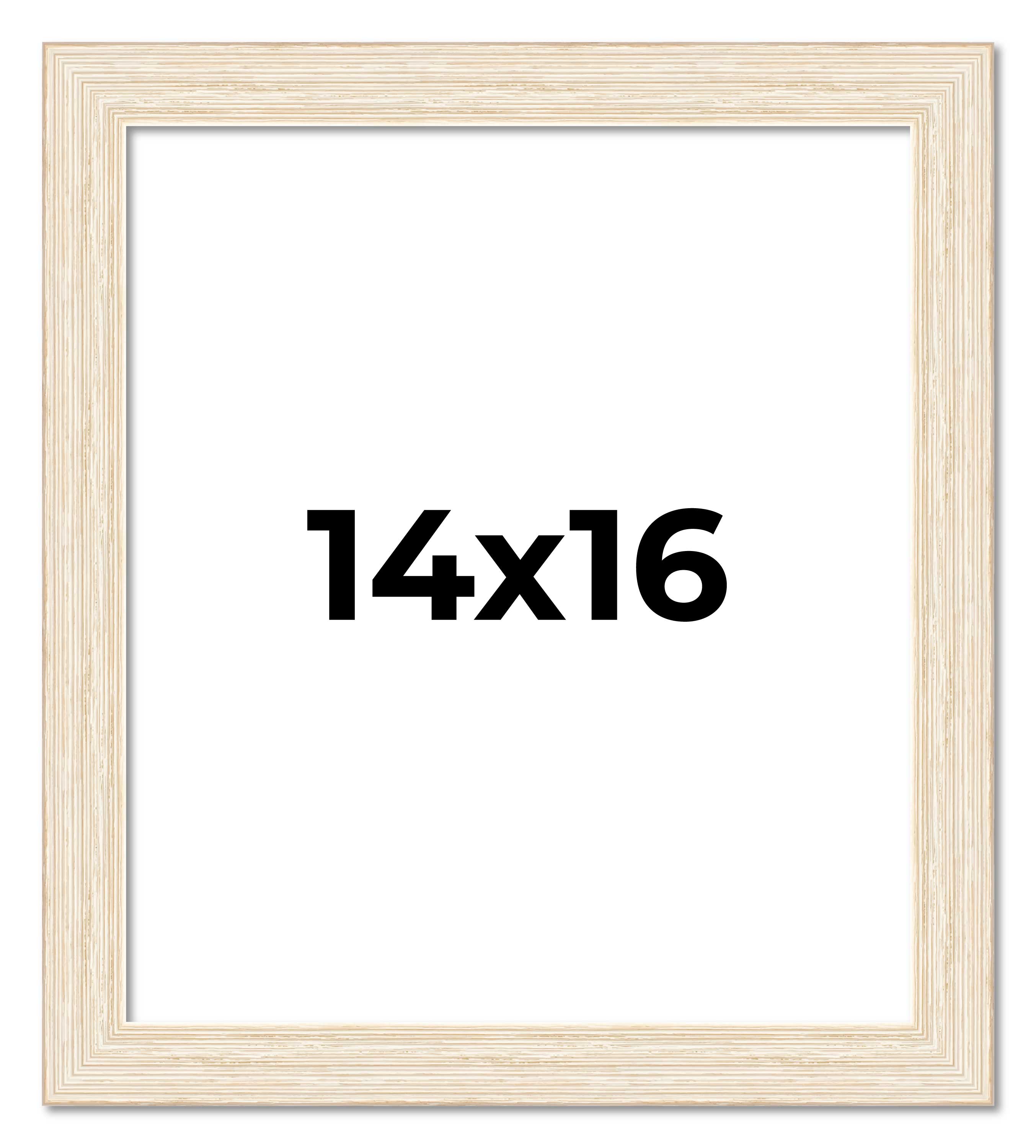 14x16 Frame White Real Wood Picture Frame Width 1.5 inches | Interior Frame Dept main product image