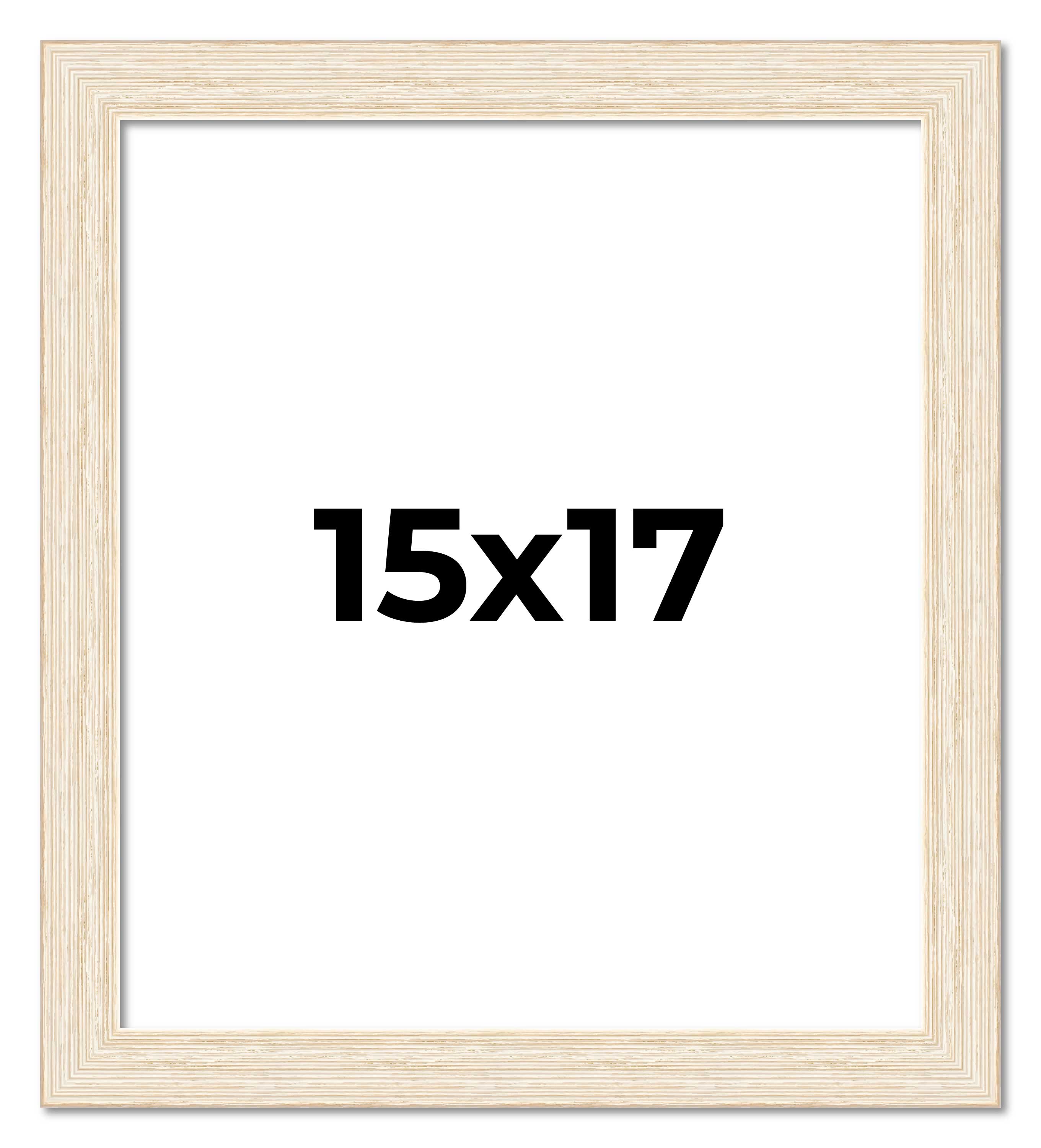 15x17 Frame White Real Wood Picture Frame Width 1.5 inches | Interior Frame Dept main product image