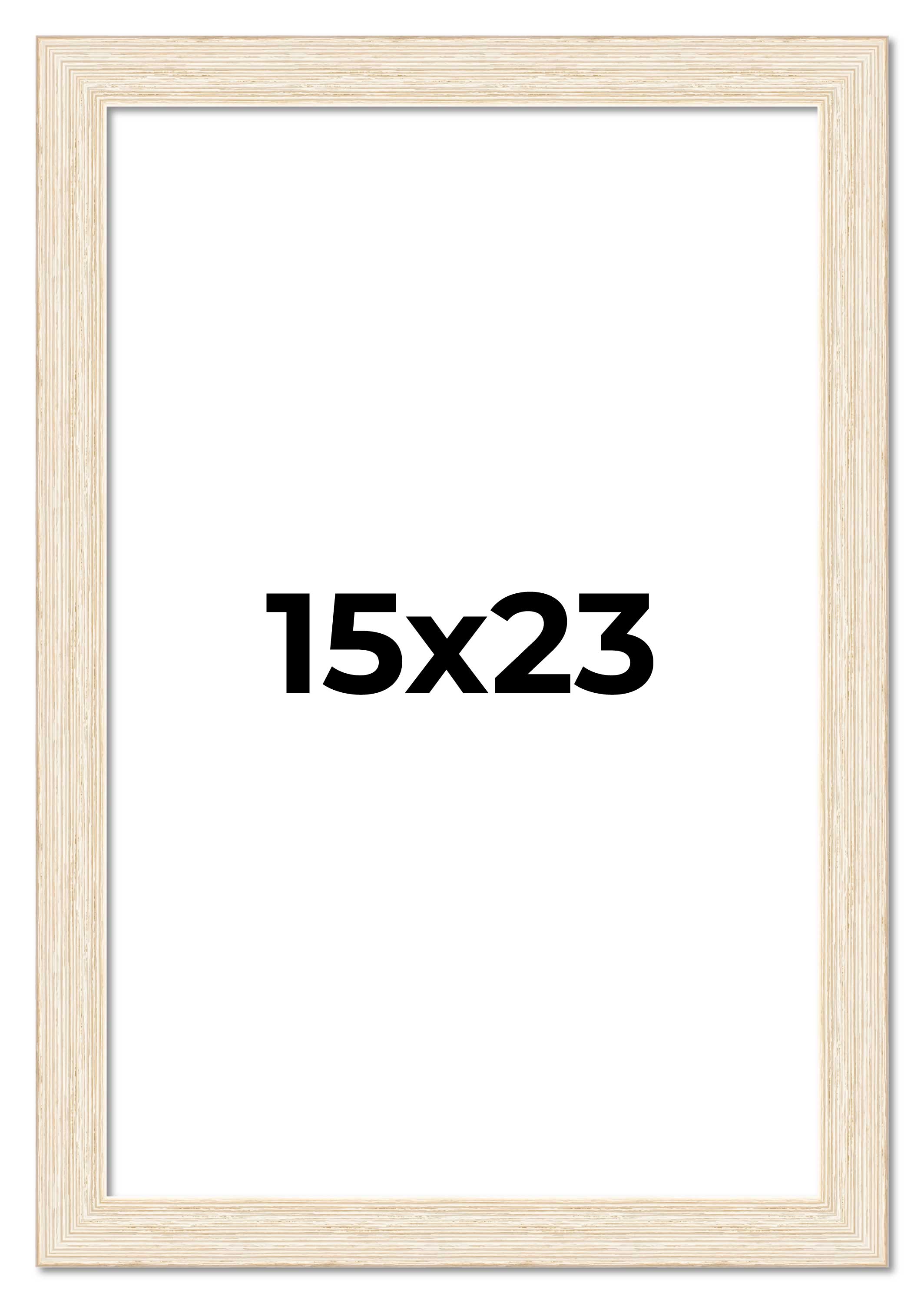 15x23 Frame White Real Wood Picture Frame Width 1.5 inches | Interior Frame Dept main product image