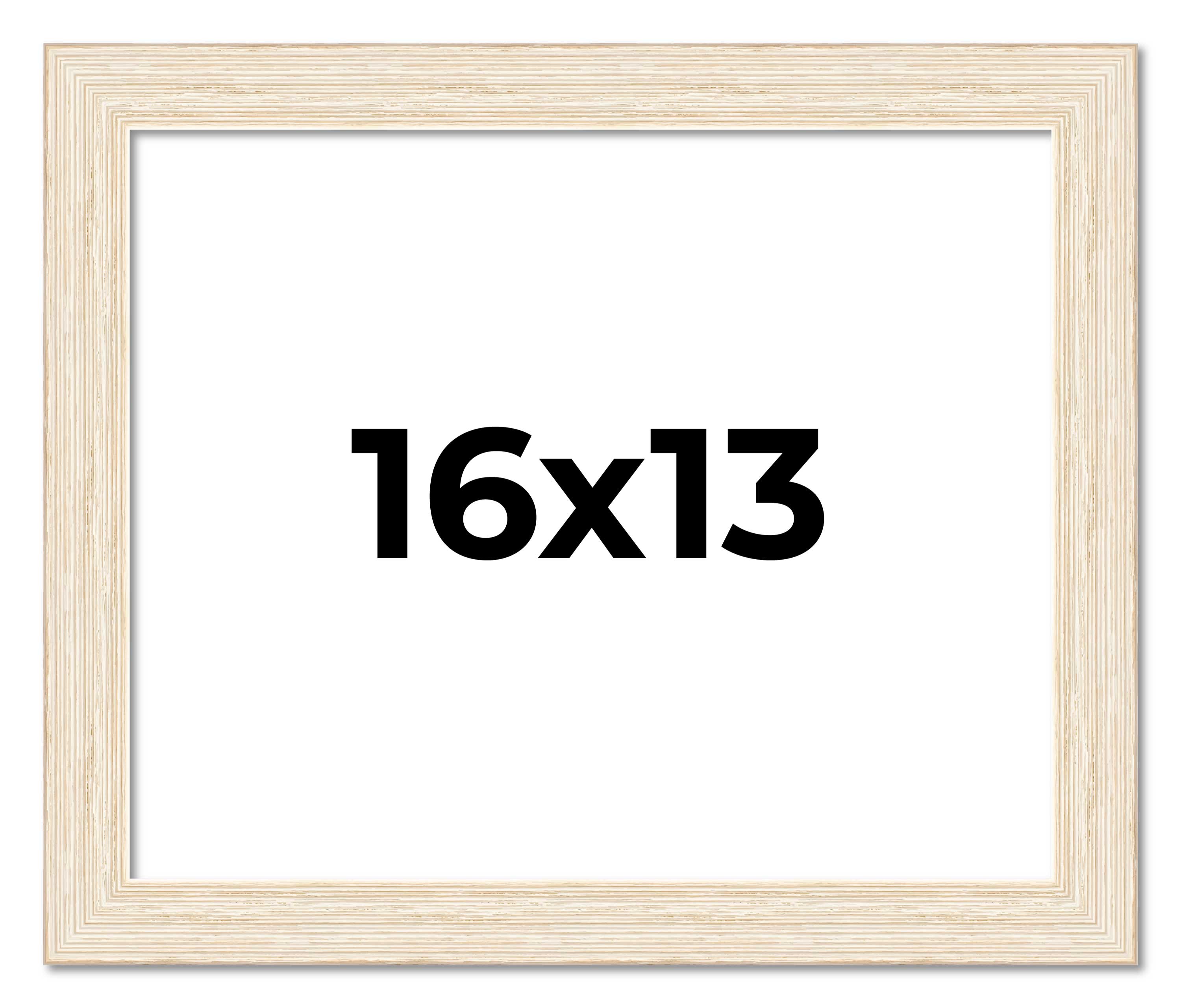 16x13 Frame White Real Wood Picture Frame Width 1.5 inches | Interior Frame Dept main product image