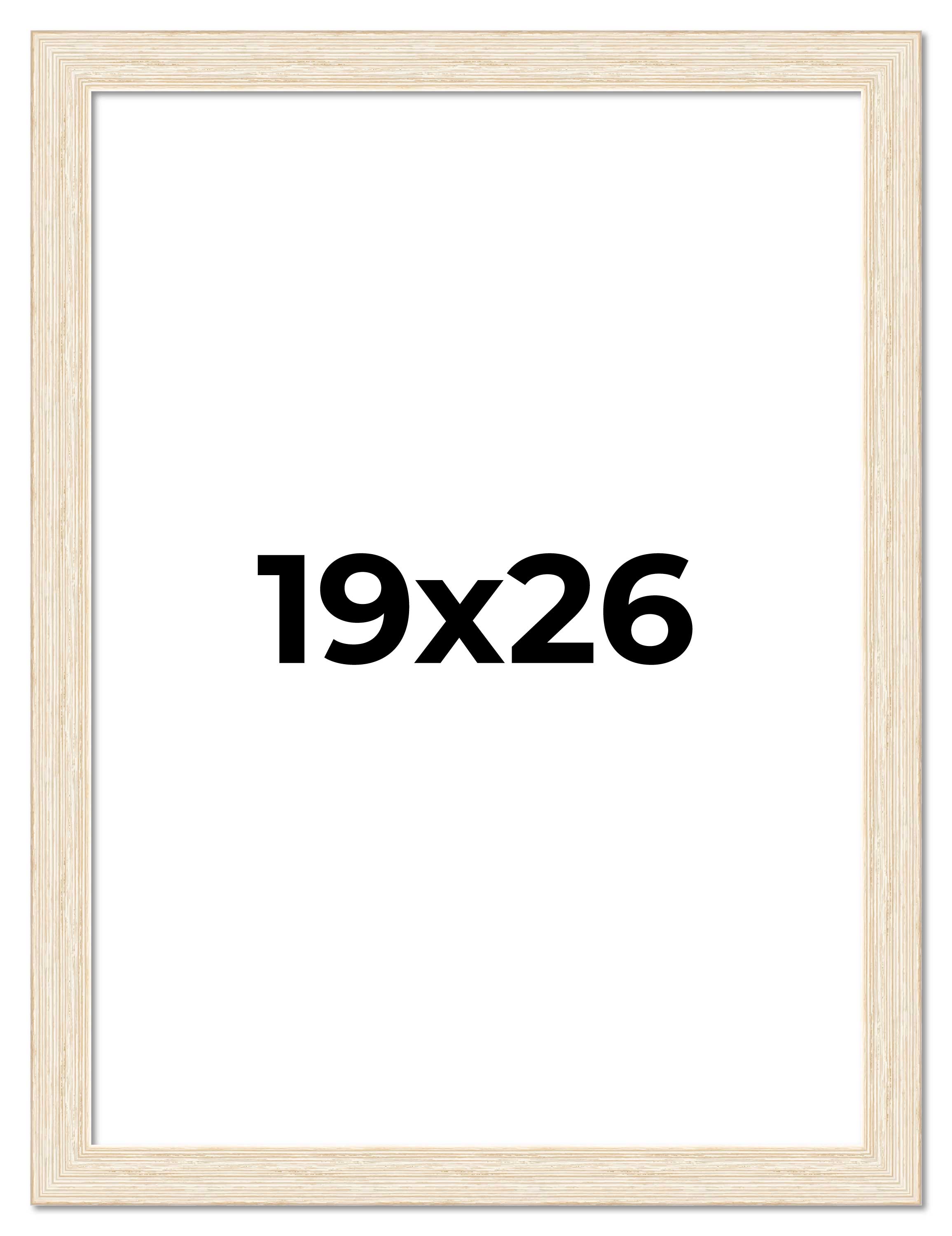 19x26 Frame White Real Wood Picture Frame Width 1.5 inches | Interior Frame Dept main product image