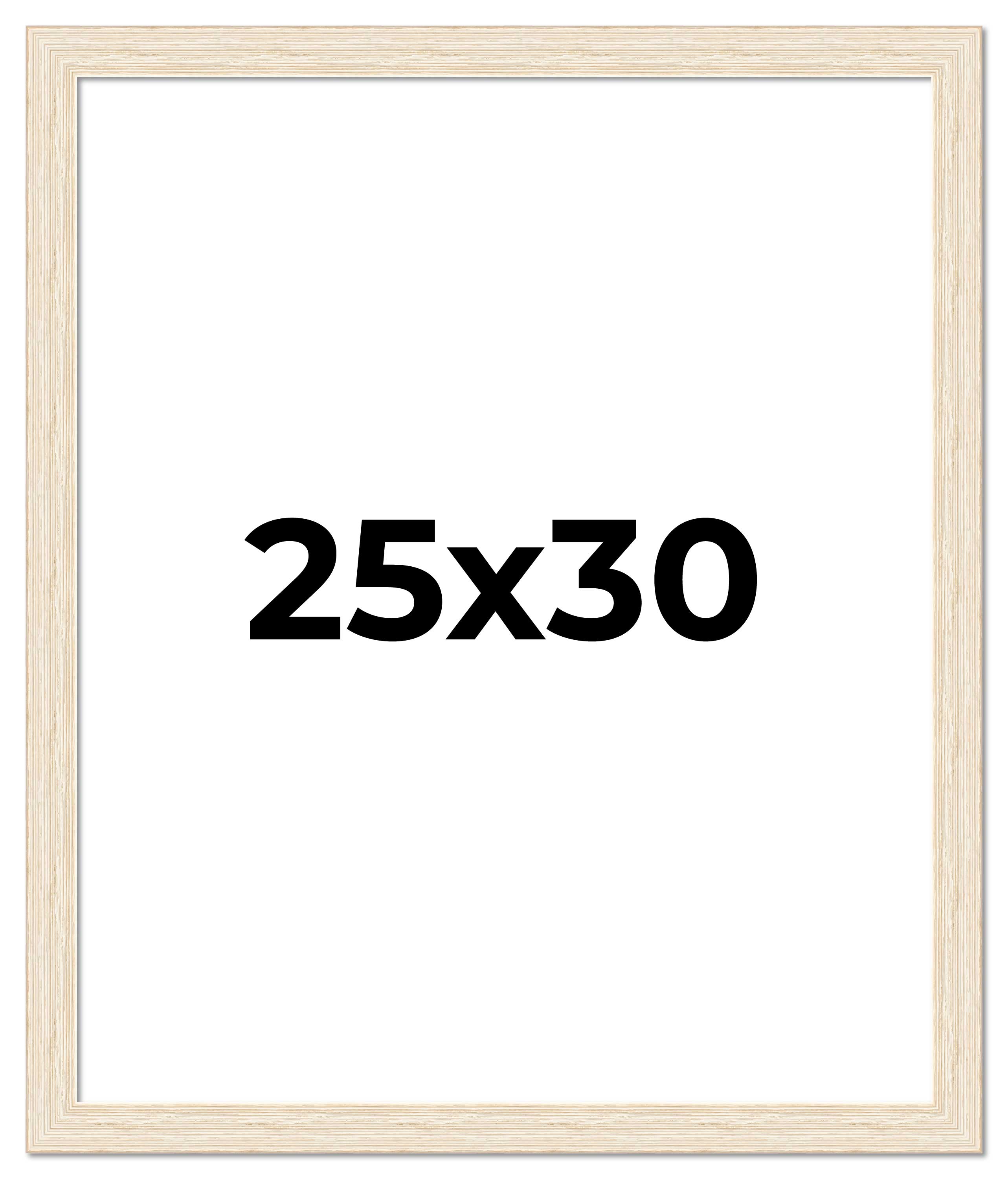 Marco de fotos blanco de madera de granero de 25x30 marco de fotos acrílico UV, sin ácido